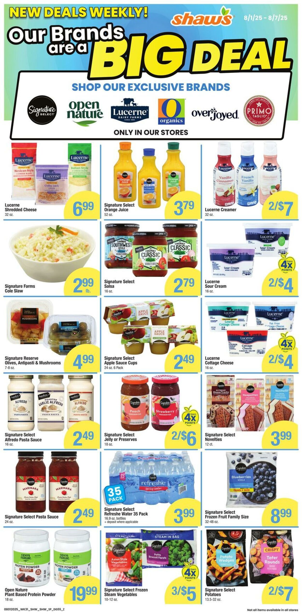 Weekly ad Shaws 08/01/2025 - 08/07/2025