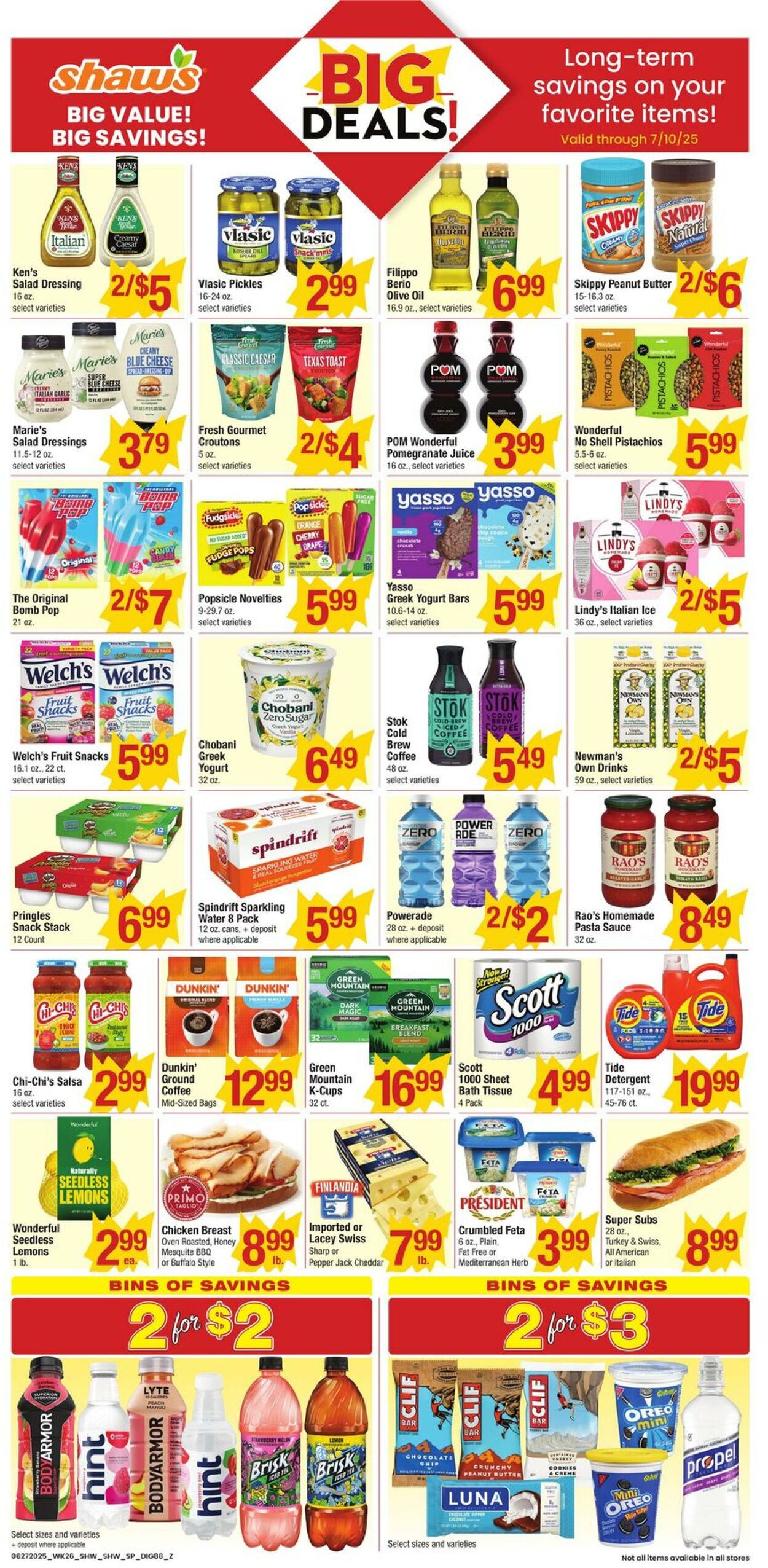 Weekly ad Shaws 06/27/2025 - 07/03/2025