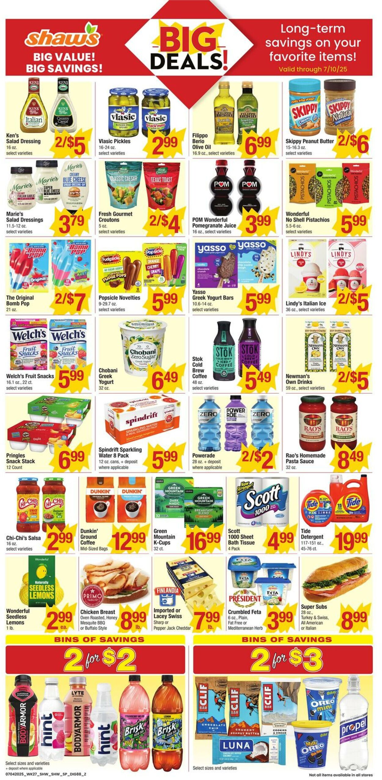 Weekly ad Shaws 07/04/2025 - 07/10/2025