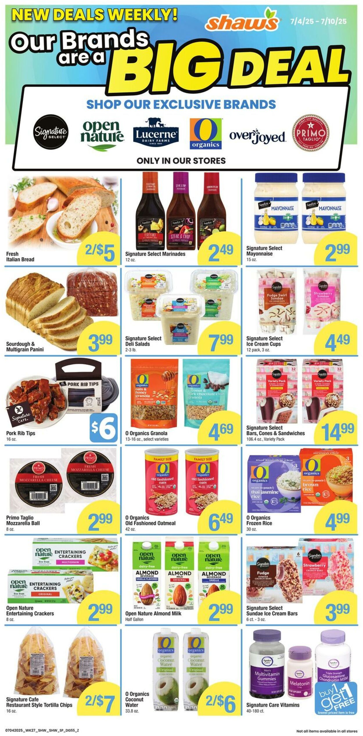 Weekly ad Shaws 07/04/2025 - 07/10/2025