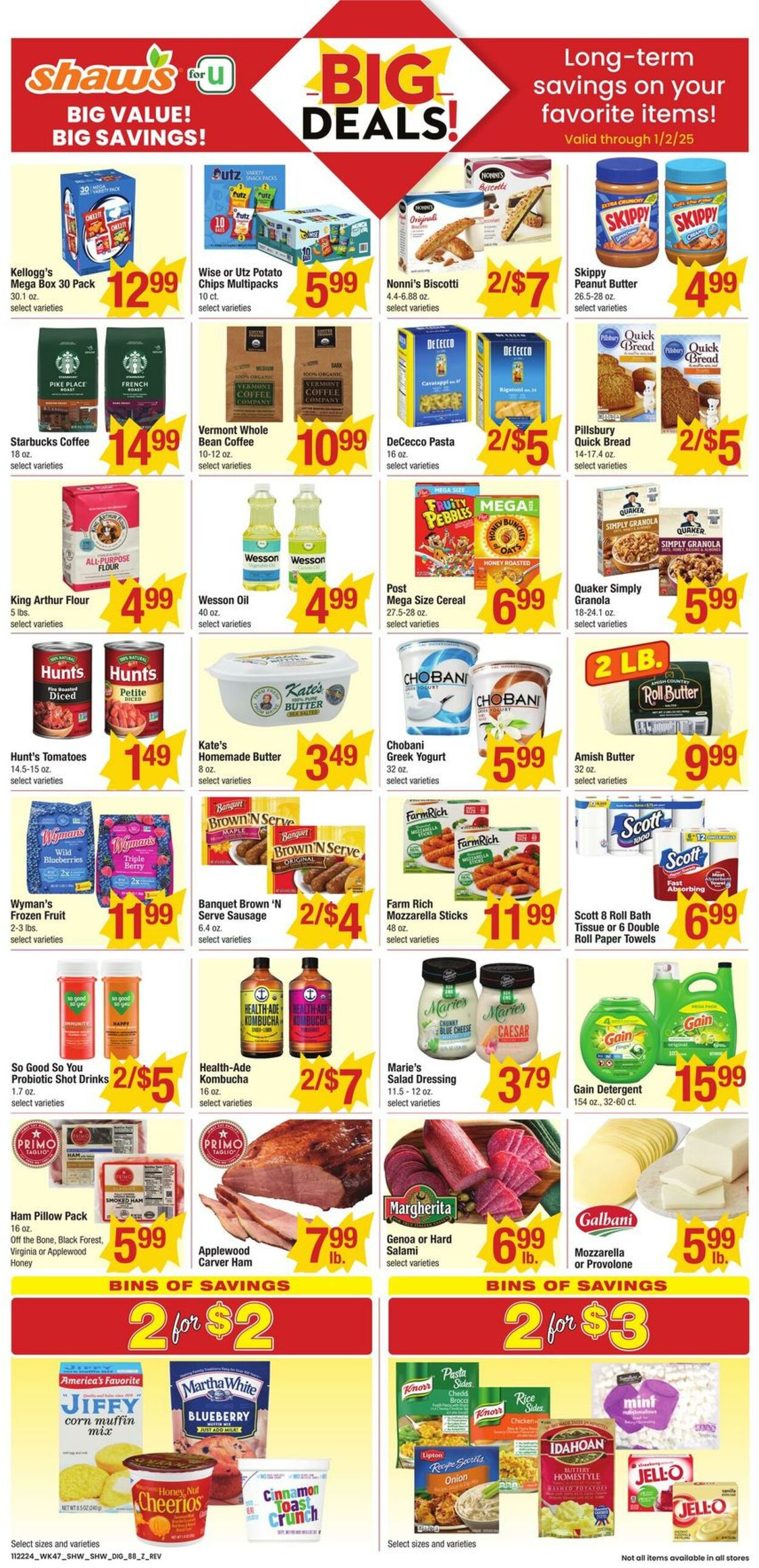 Weekly ad Shaws 11/22/2024 - 11/28/2024