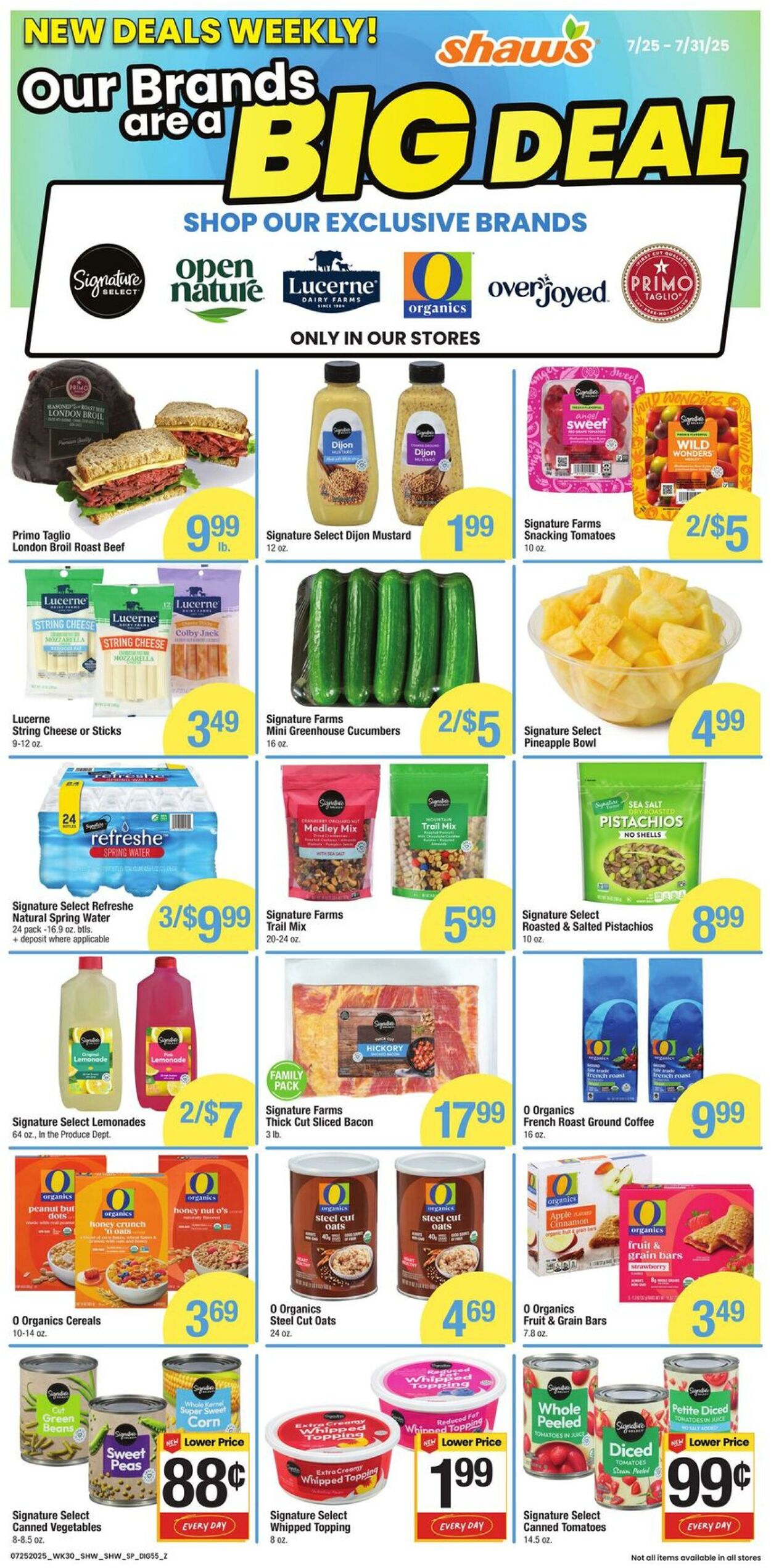 Weekly ad Shaws 07/25/2025 - 07/31/2025