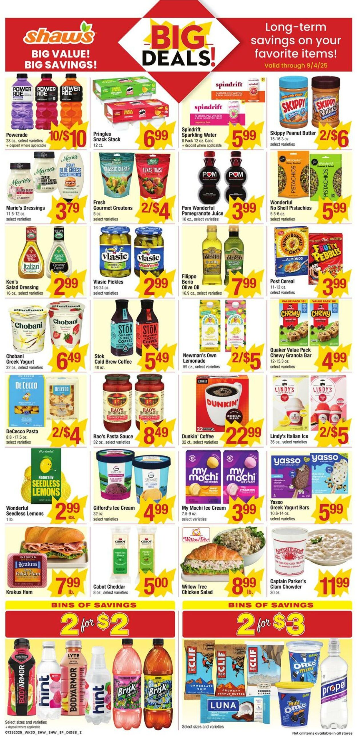Weekly ad Shaws 07/25/2025 - 07/31/2025