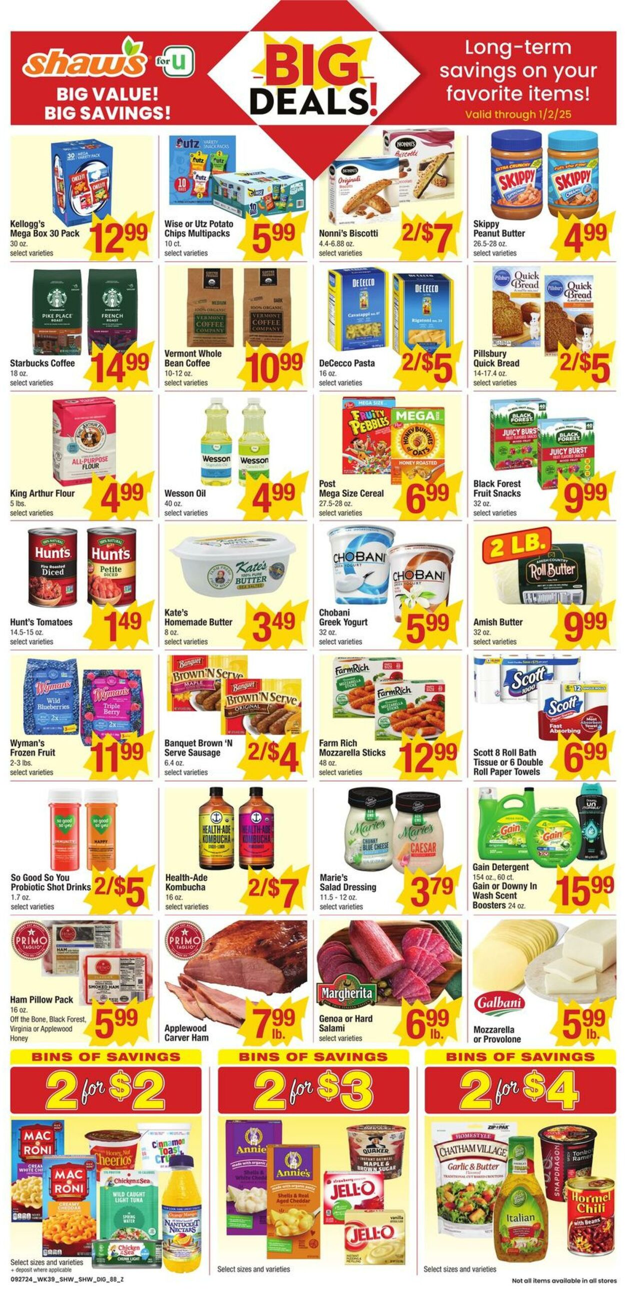 Weekly ad Shaws 09/27/2024 - 10/03/2024