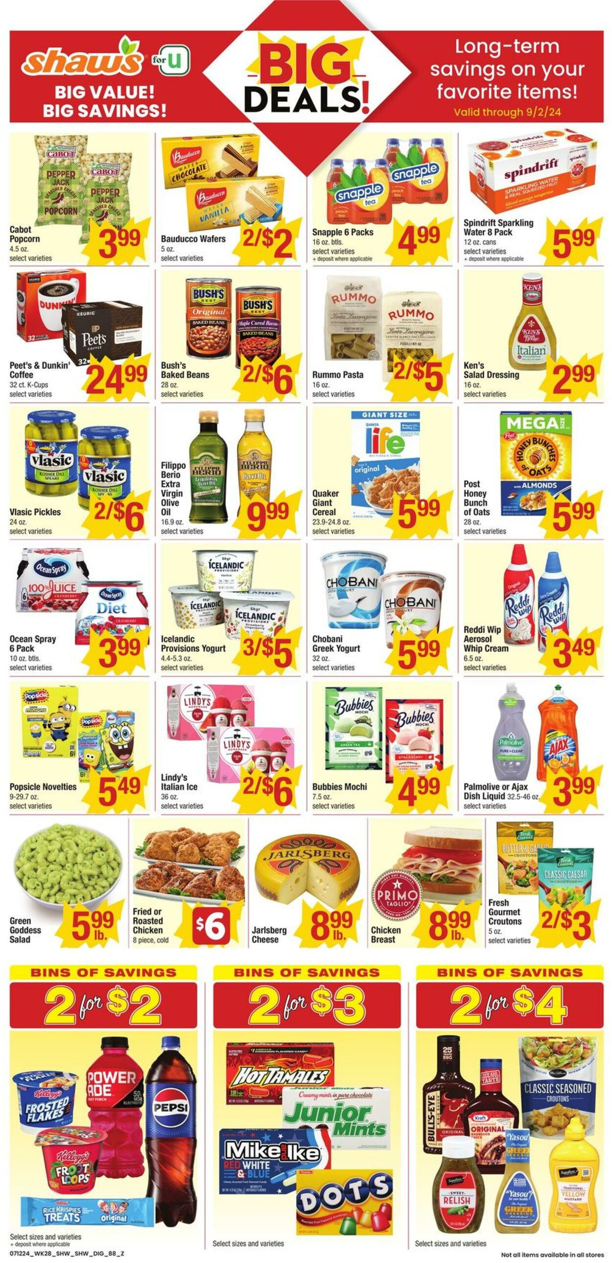 Weekly ad Shaws 07/12/2024 - 09/02/2024