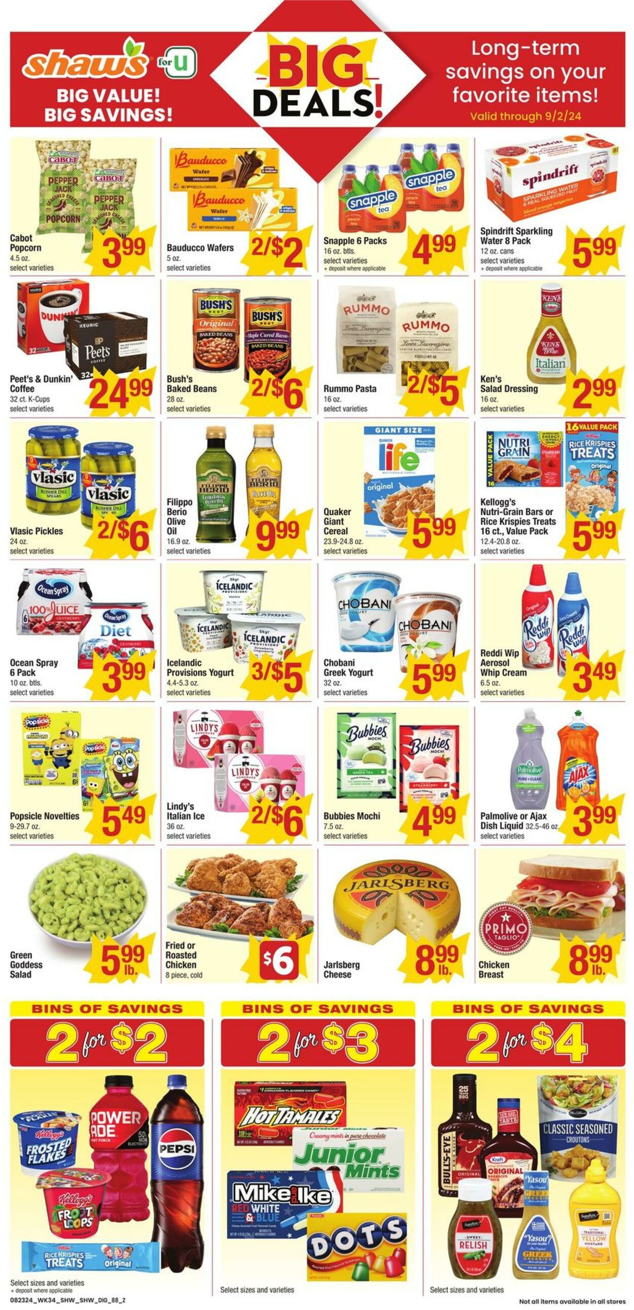 Weekly ad Shaws 08/23/2024 - 09/02/2024