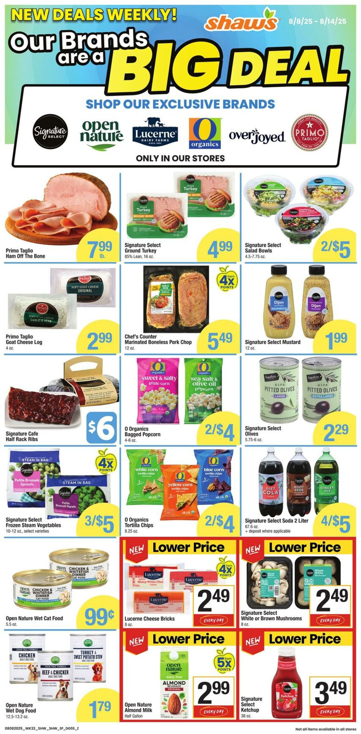 Weekly ad Shaws 08/08/2025 - 08/14/2025