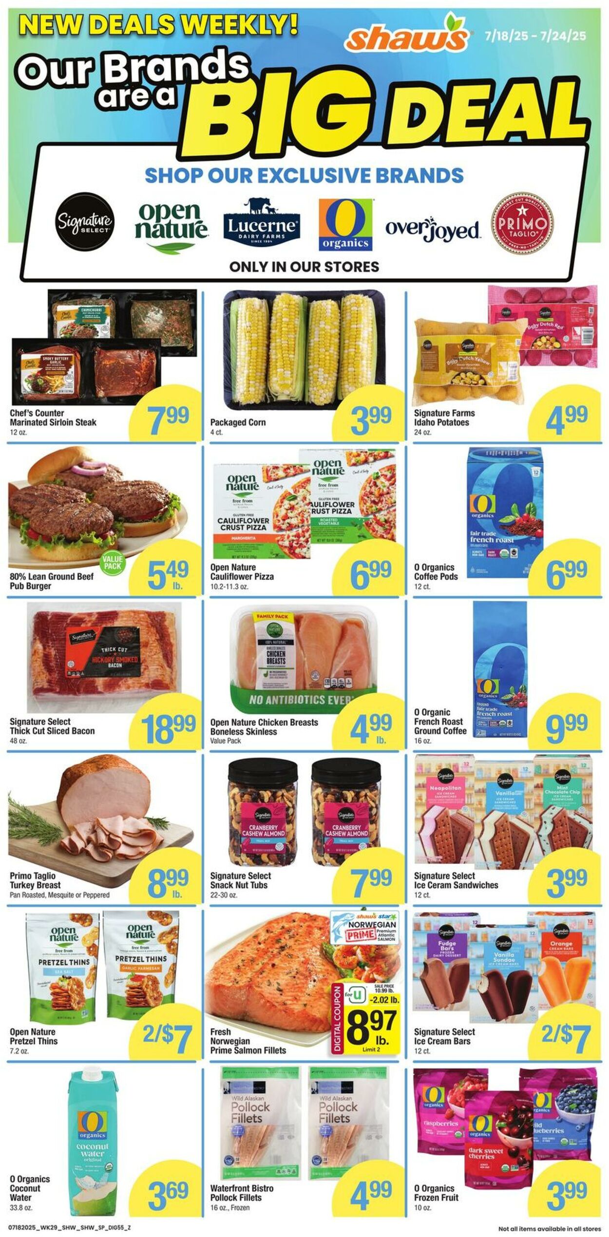 Weekly ad Shaws 07/18/2025 - 07/24/2025