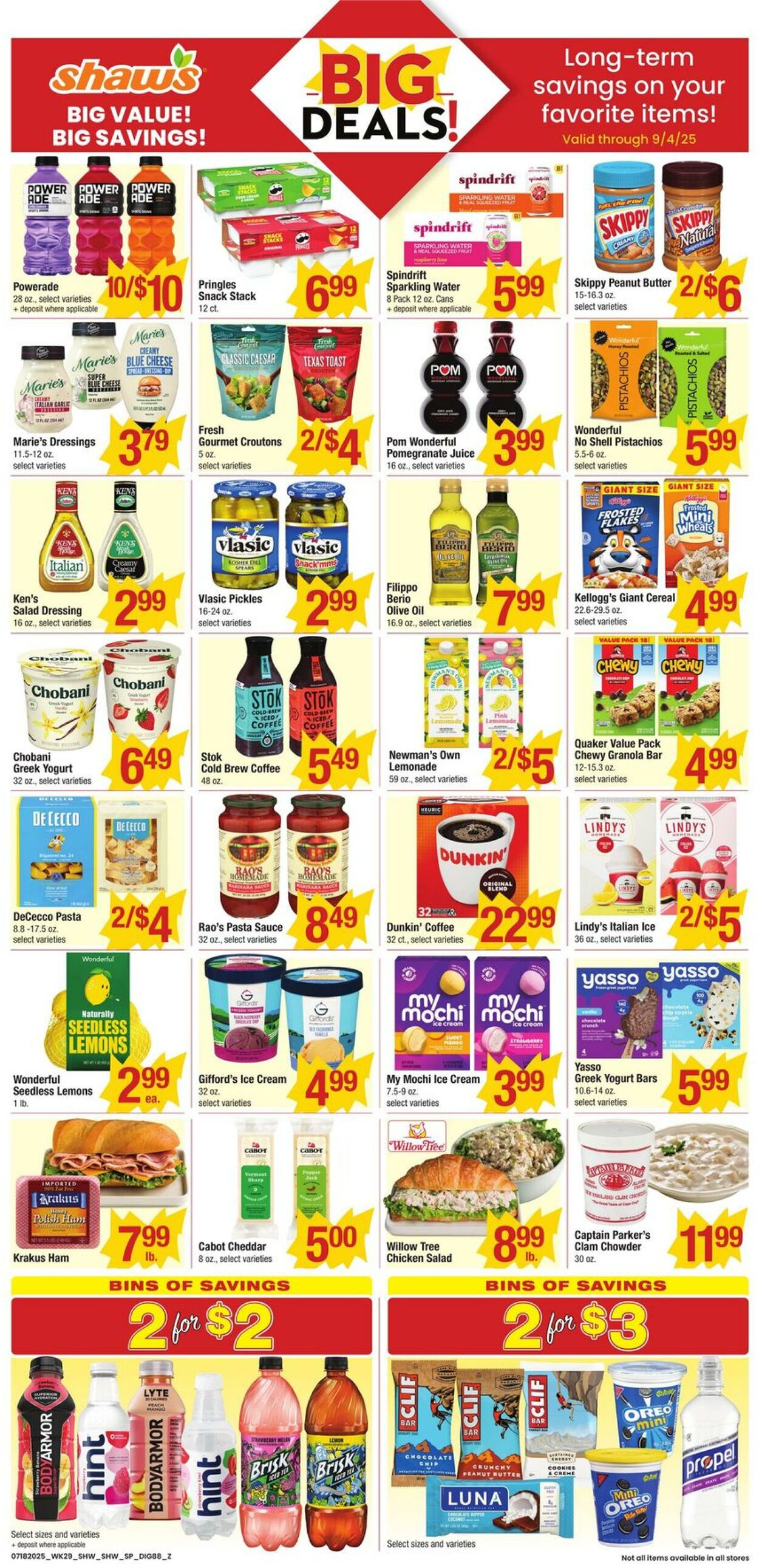 Weekly ad Shaws 07/18/2025 - 07/24/2025