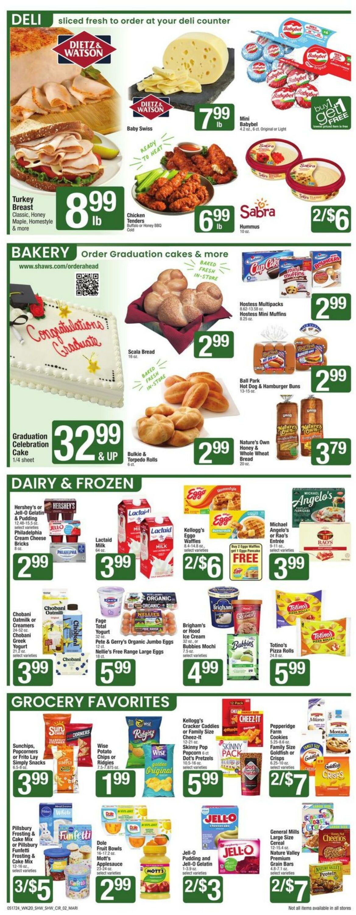 Weekly ad Shaws 05/17/2024 - 05/23/2024