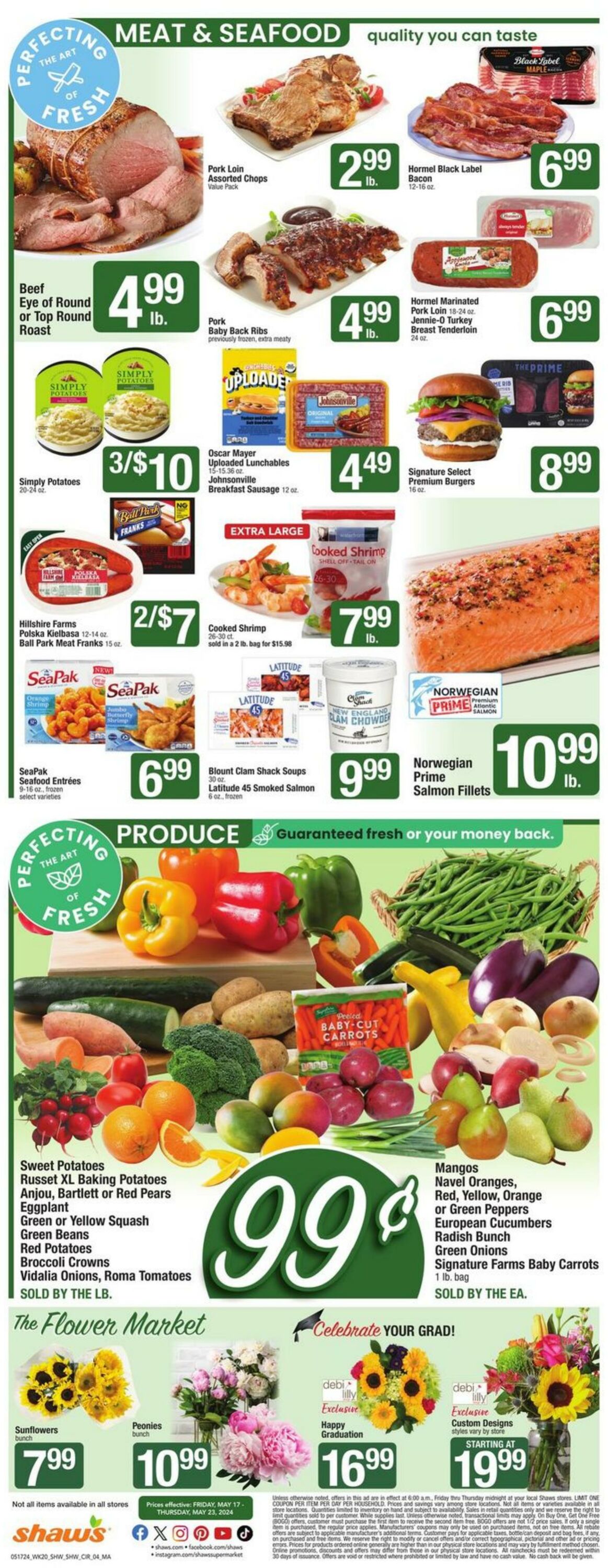 Weekly ad Shaws 05/17/2024 - 05/23/2024