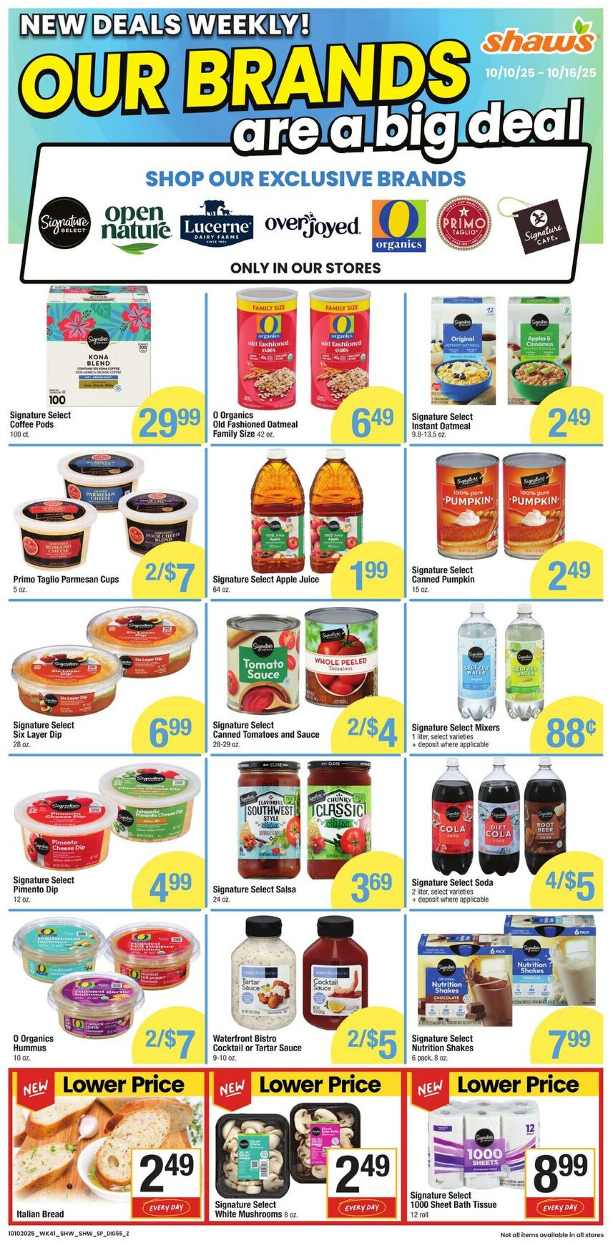 Weekly ad Shaws 10/10/2025 - 10/16/2025