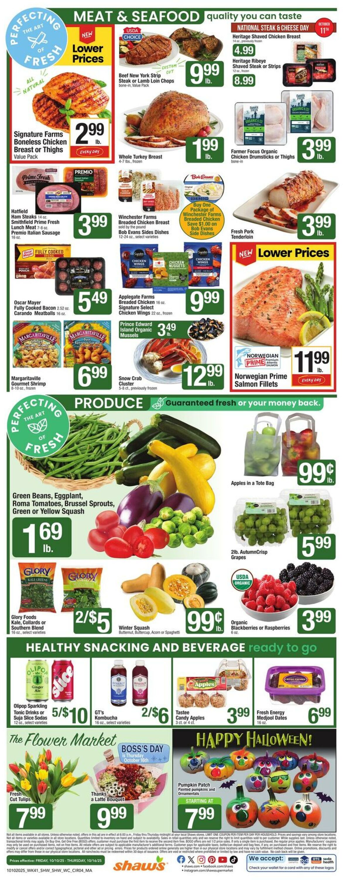 Weekly ad Shaws 10/10/2025 - 10/16/2025