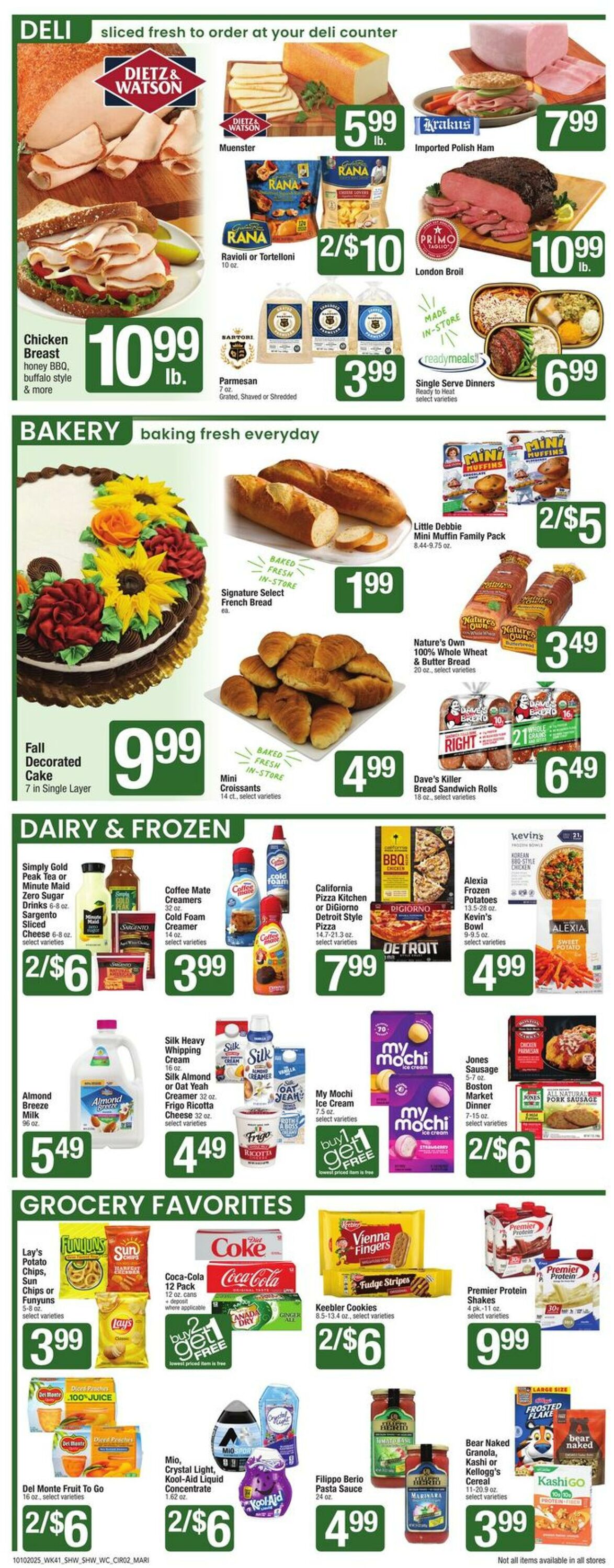 Weekly ad Shaws 10/10/2025 - 10/16/2025
