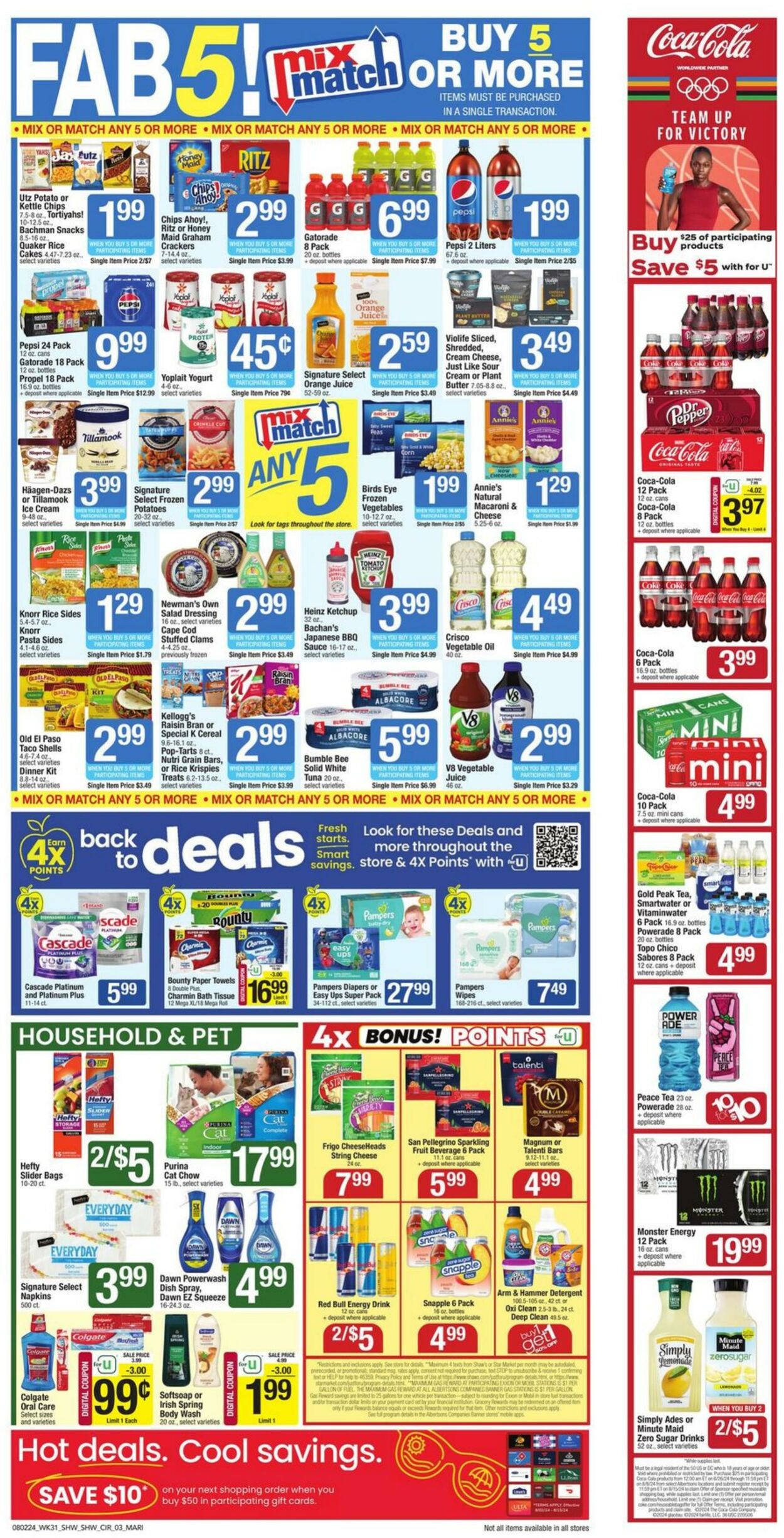 Weekly ad Shaws 08/02/2024 - 08/08/2024