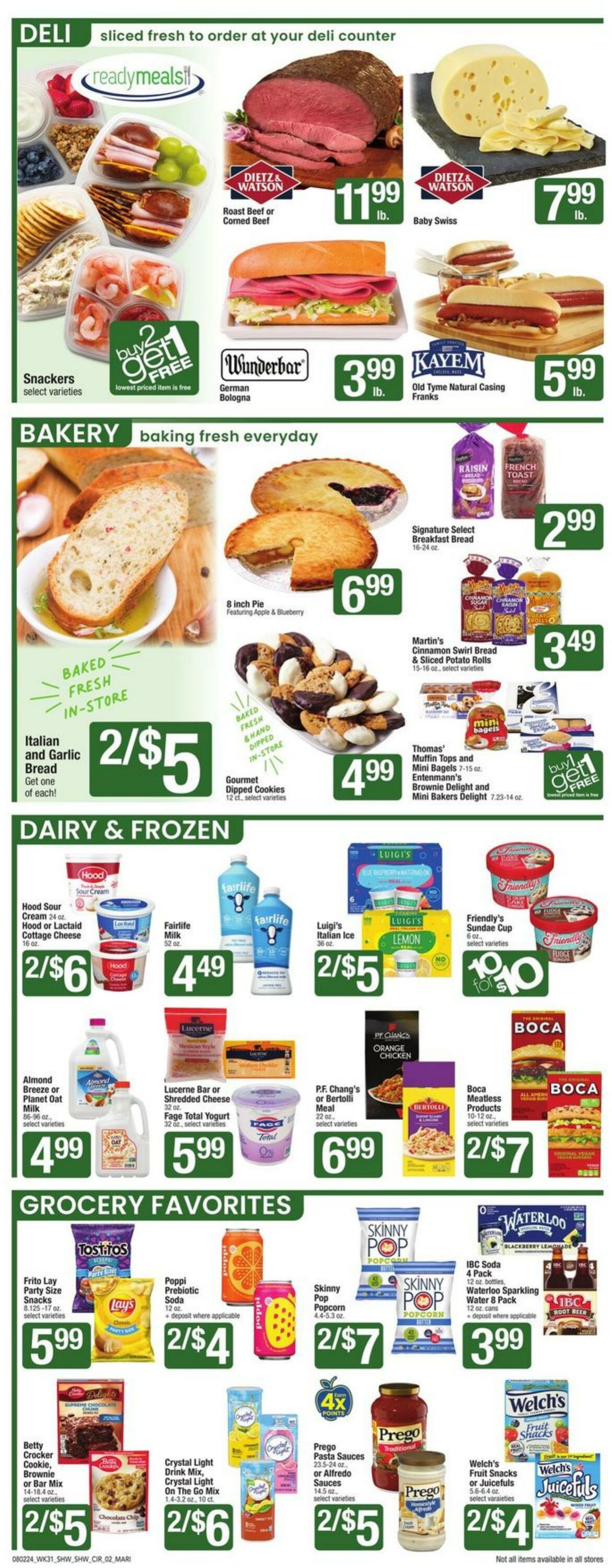 Weekly ad Shaws 08/02/2024 - 08/08/2024