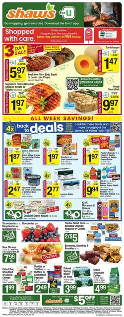 Weekly ad Shaws 08/02/2024 - 08/08/2024