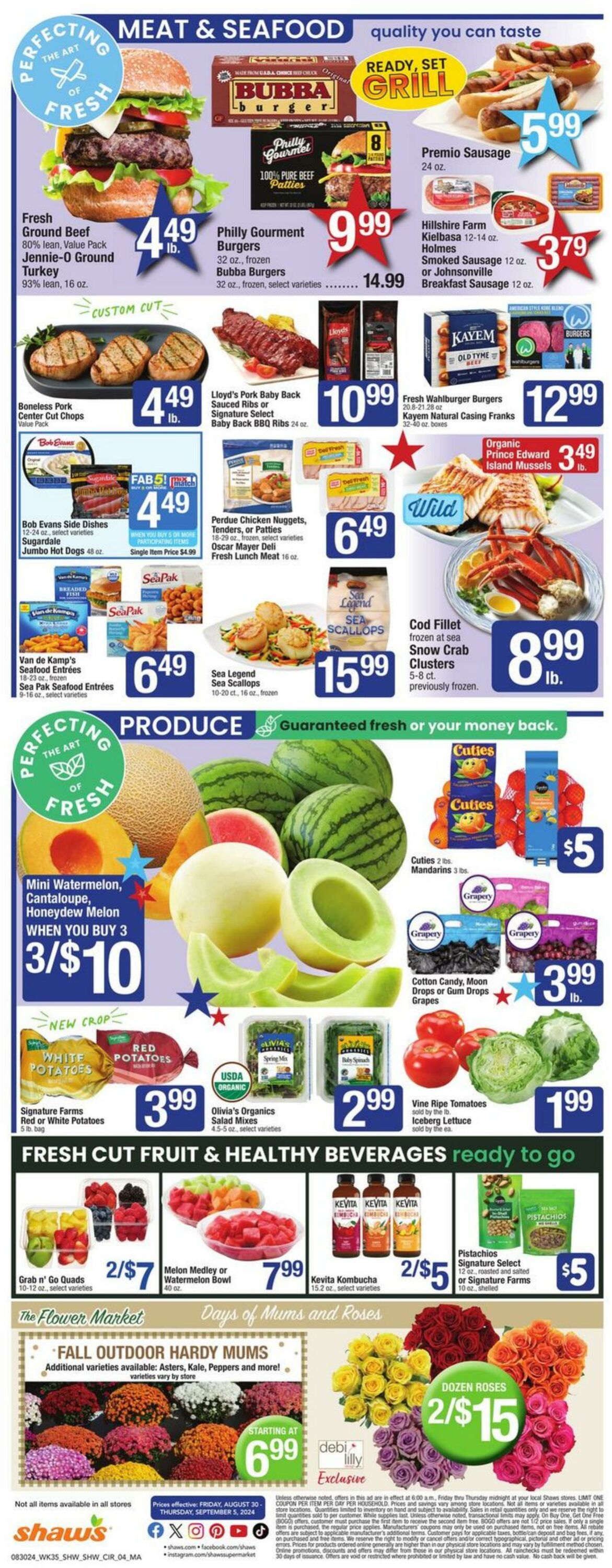 Weekly ad Shaws 08/30/2024 - 09/05/2024