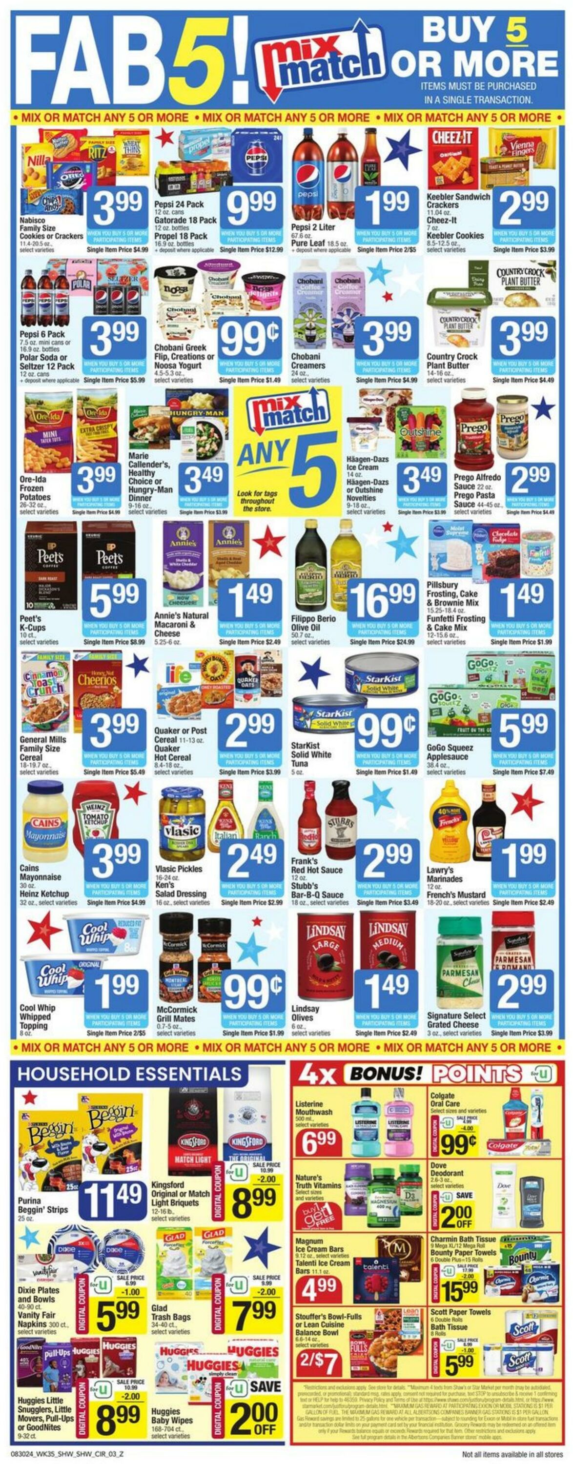 Weekly ad Shaws 08/30/2024 - 09/05/2024