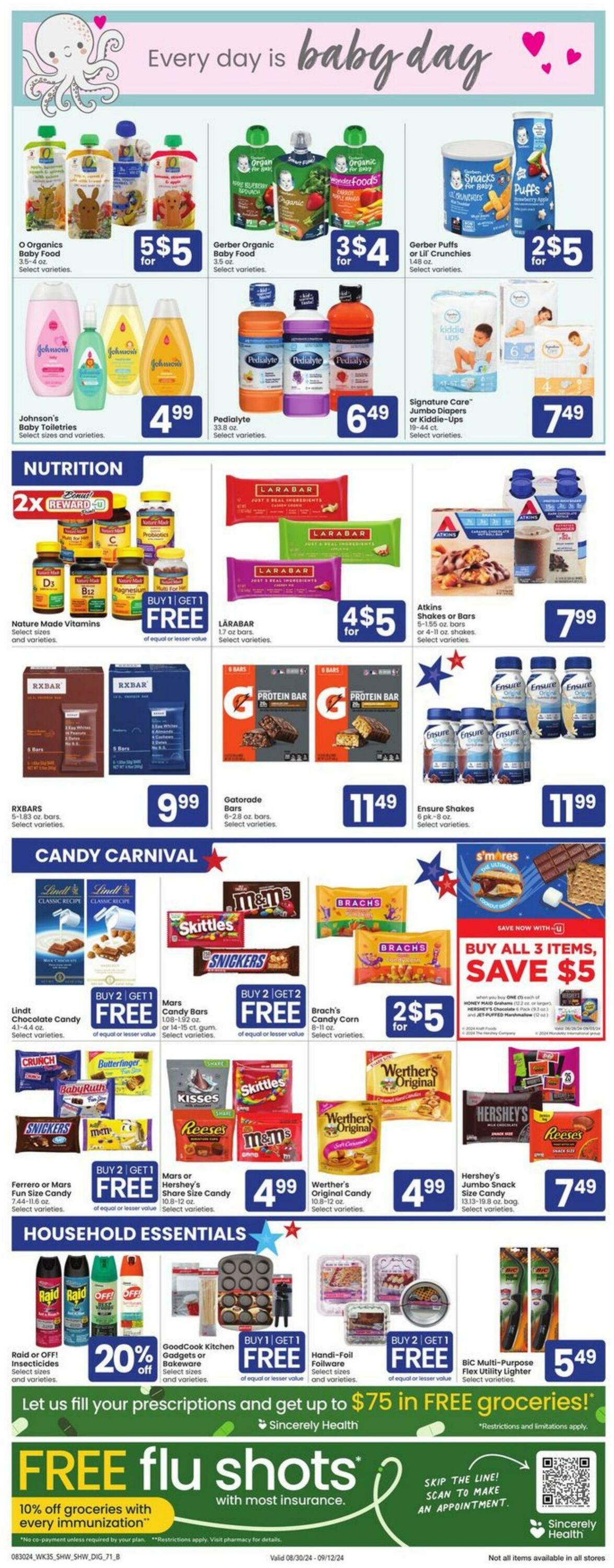 Weekly ad Shaws 08/30/2024 - 09/05/2024