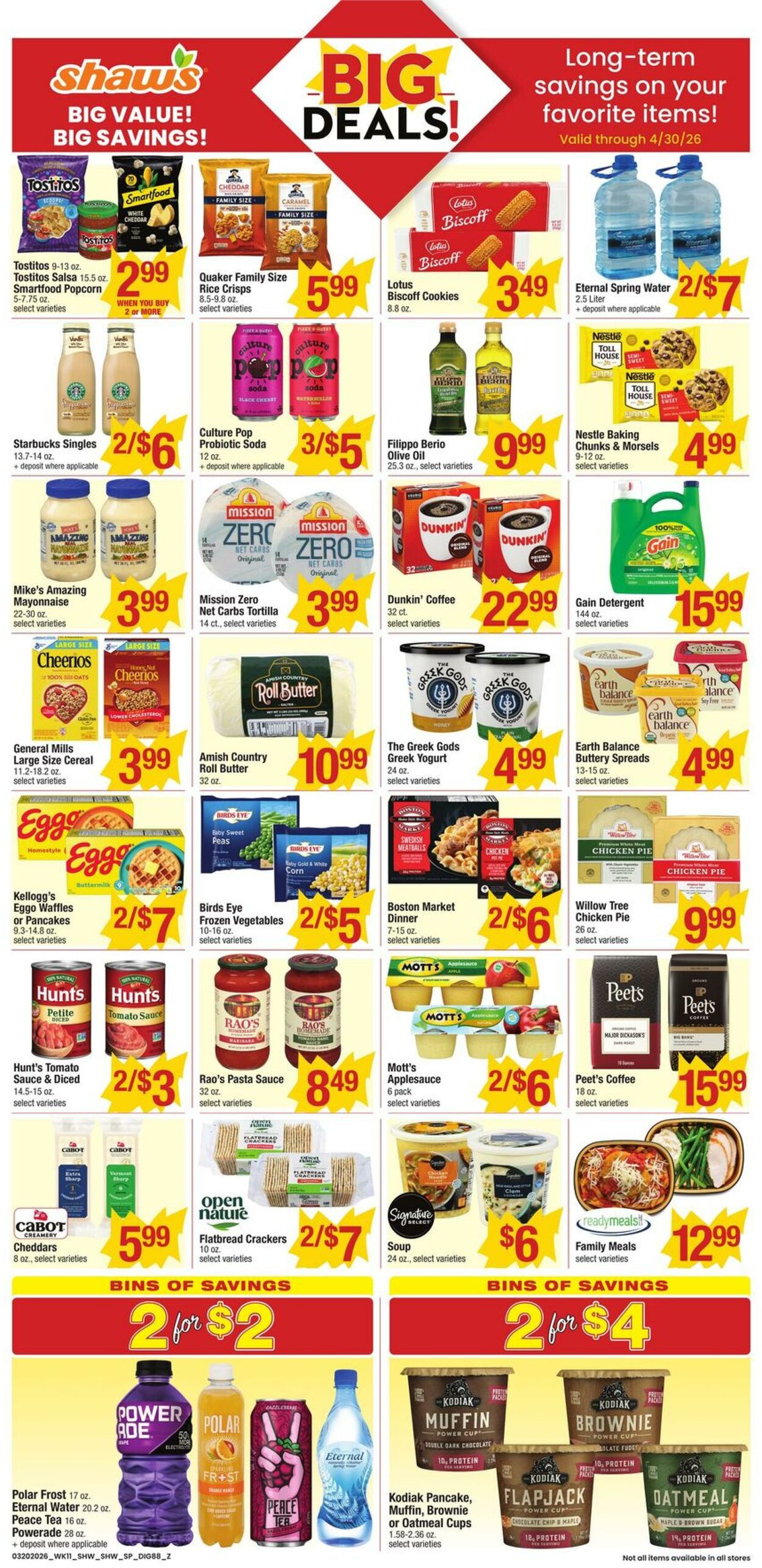 Weekly ad Shaws 03/20/2026 - 03/26/2026