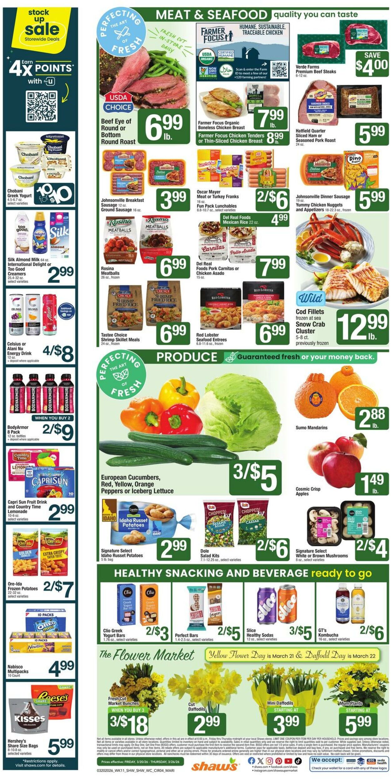 Weekly ad Shaws 03/20/2026 - 03/26/2026