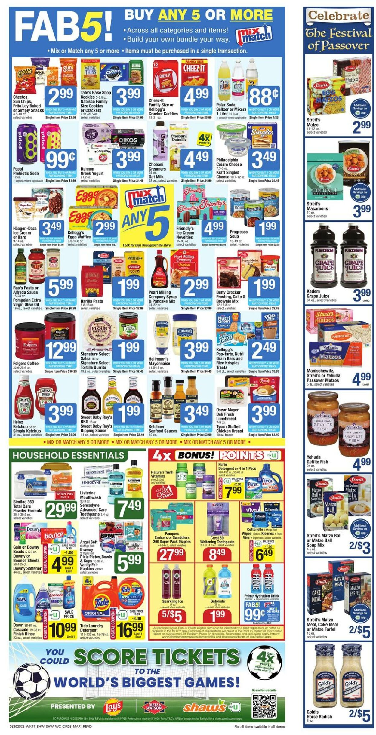 Weekly ad Shaws 03/20/2026 - 03/26/2026