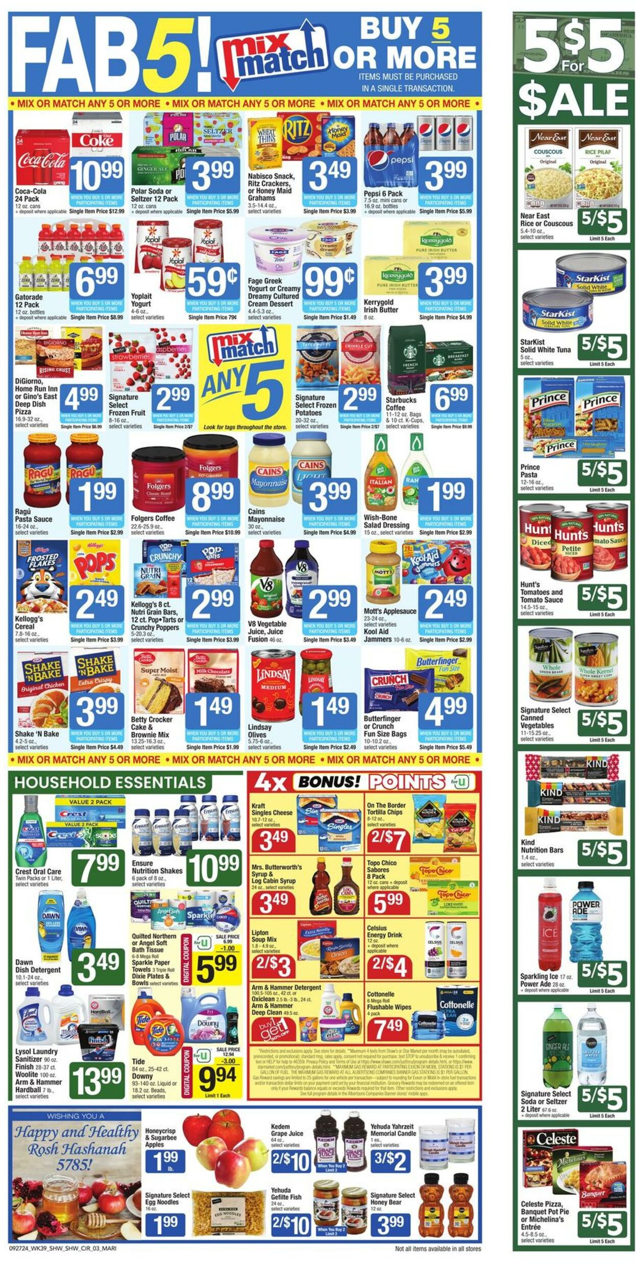 Weekly ad Shaws 09/27/2024 - 10/03/2024