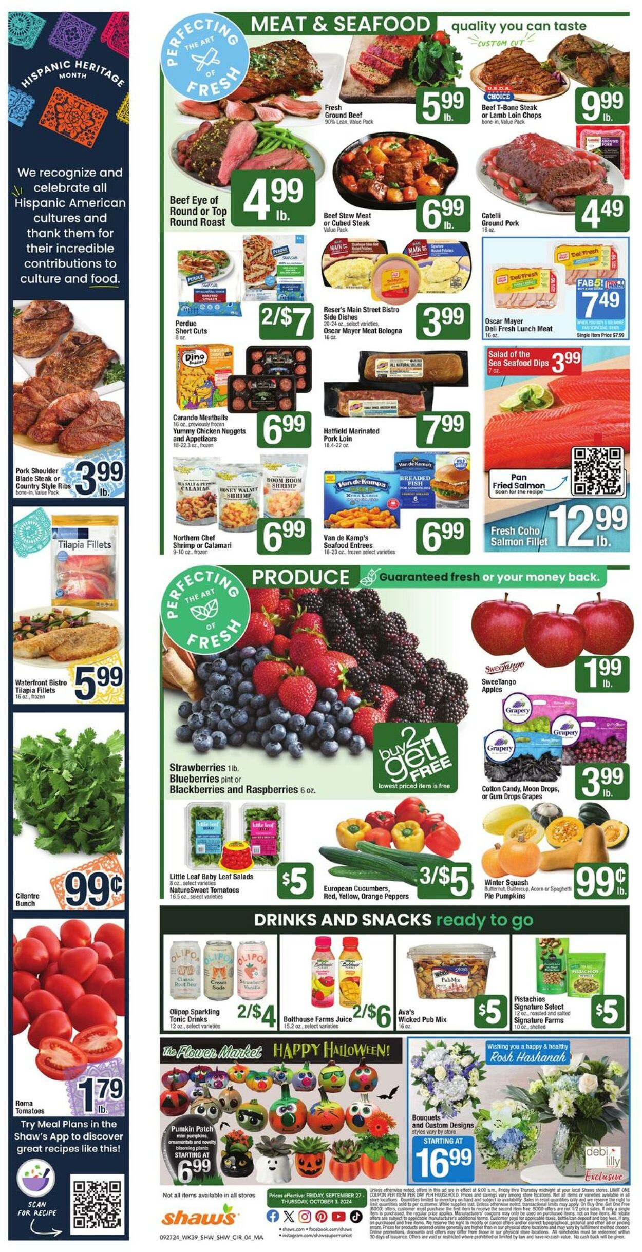 Weekly ad Shaws 09/27/2024 - 10/03/2024