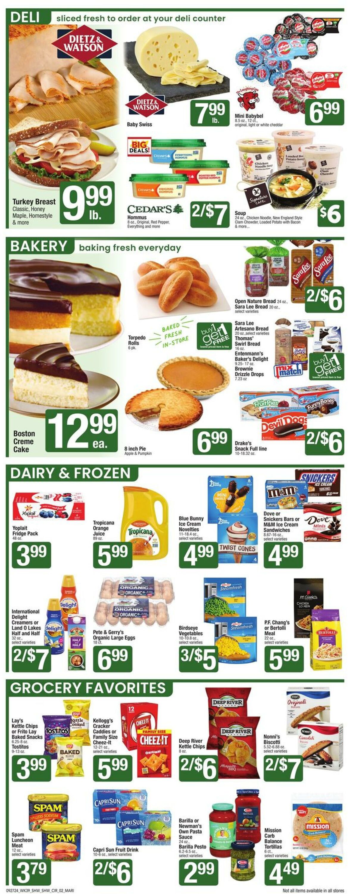 Weekly ad Shaws 09/27/2024 - 10/03/2024