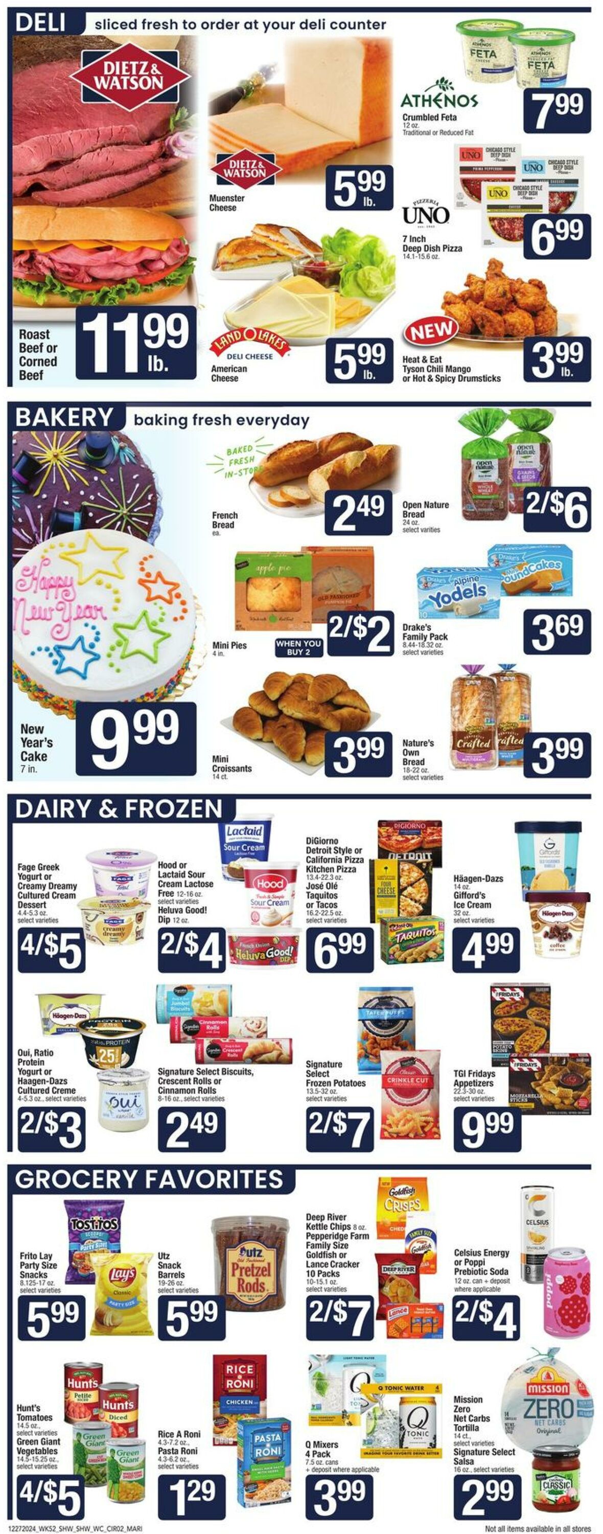 Weekly ad Shaws 12/27/2024 - 01/02/2025