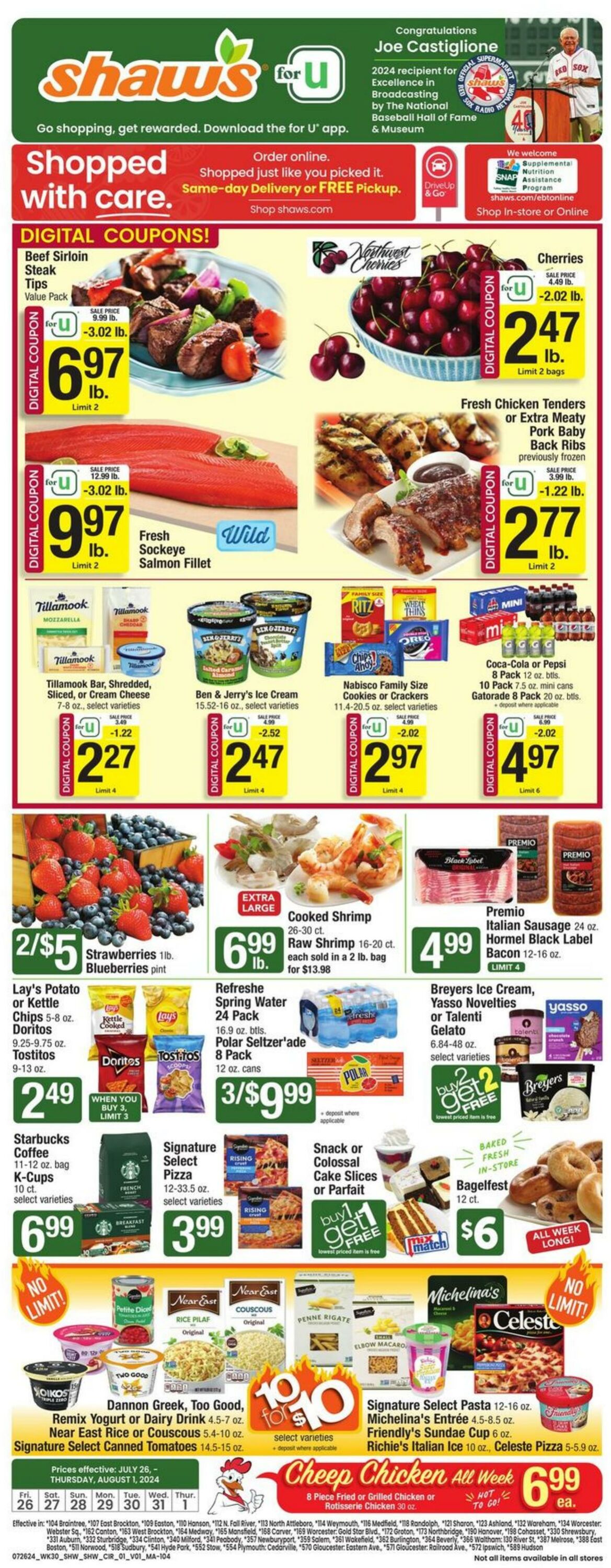 Weekly ad Shaws 07/26/2024 - 08/01/2024