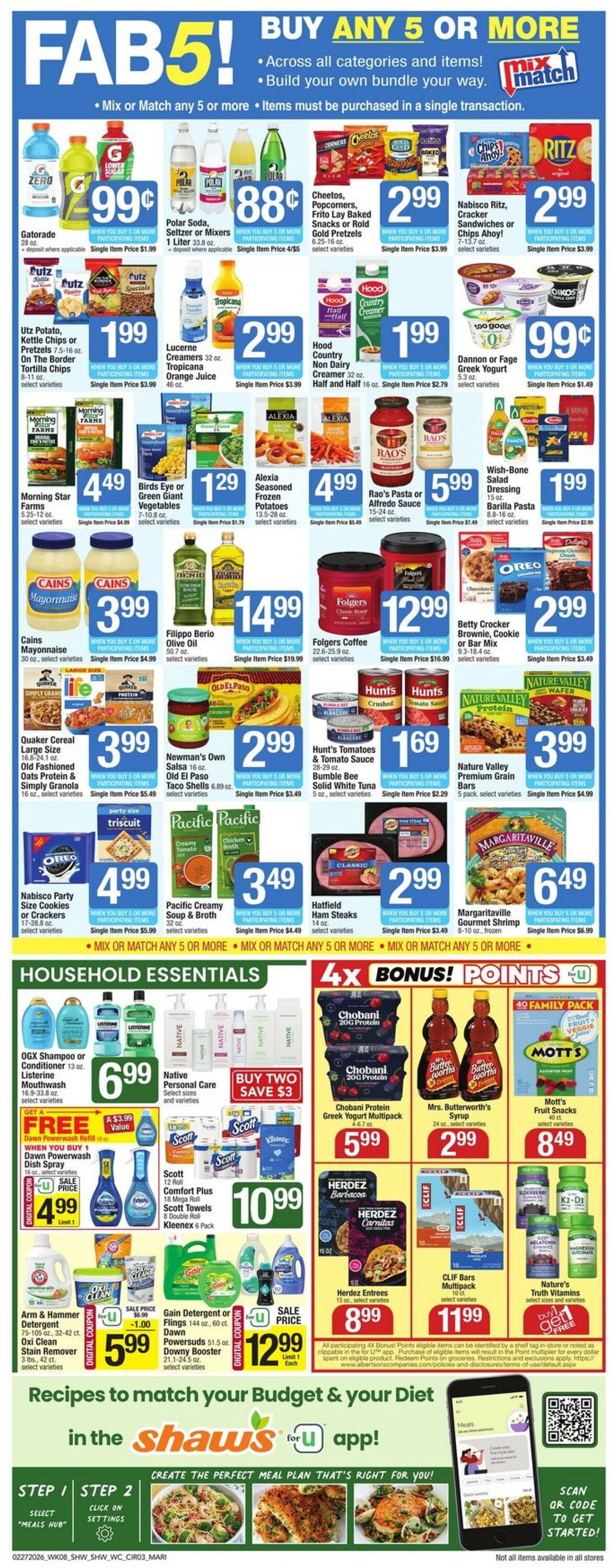 Weekly ad Shaws 02/27/2026 - 03/05/2026