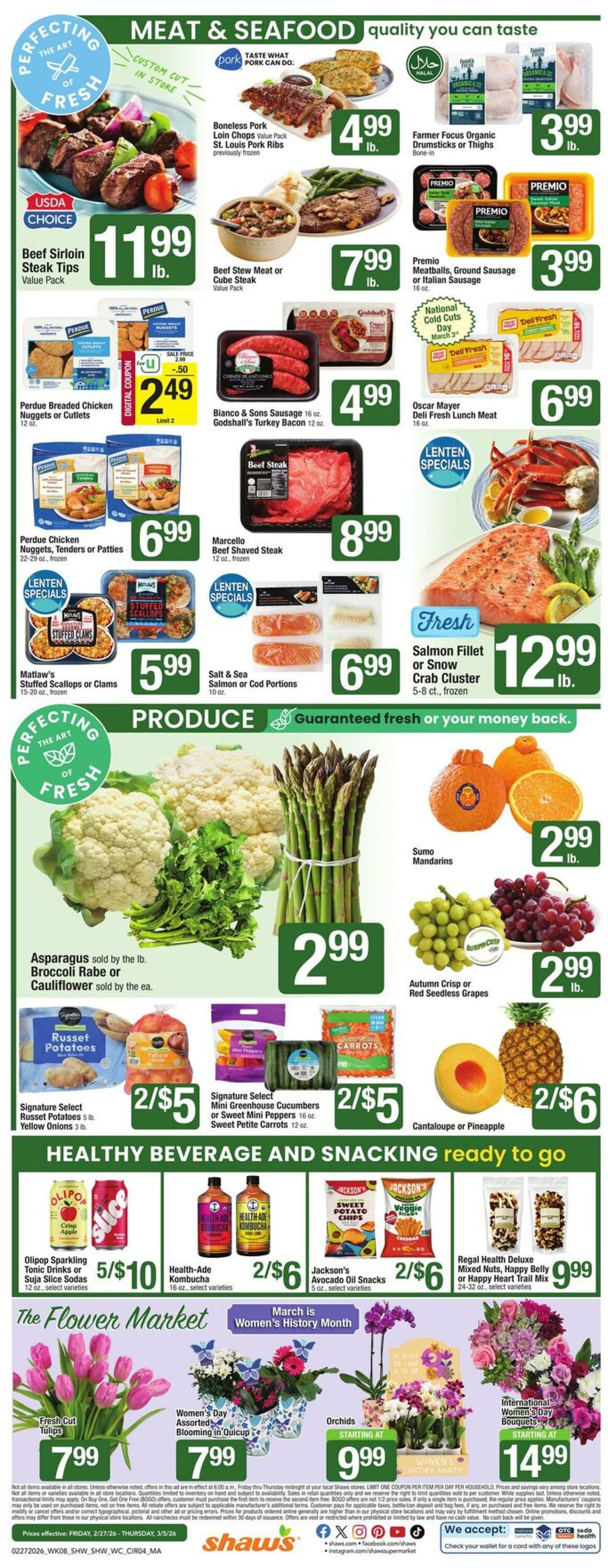 Weekly ad Shaws 02/27/2026 - 03/05/2026