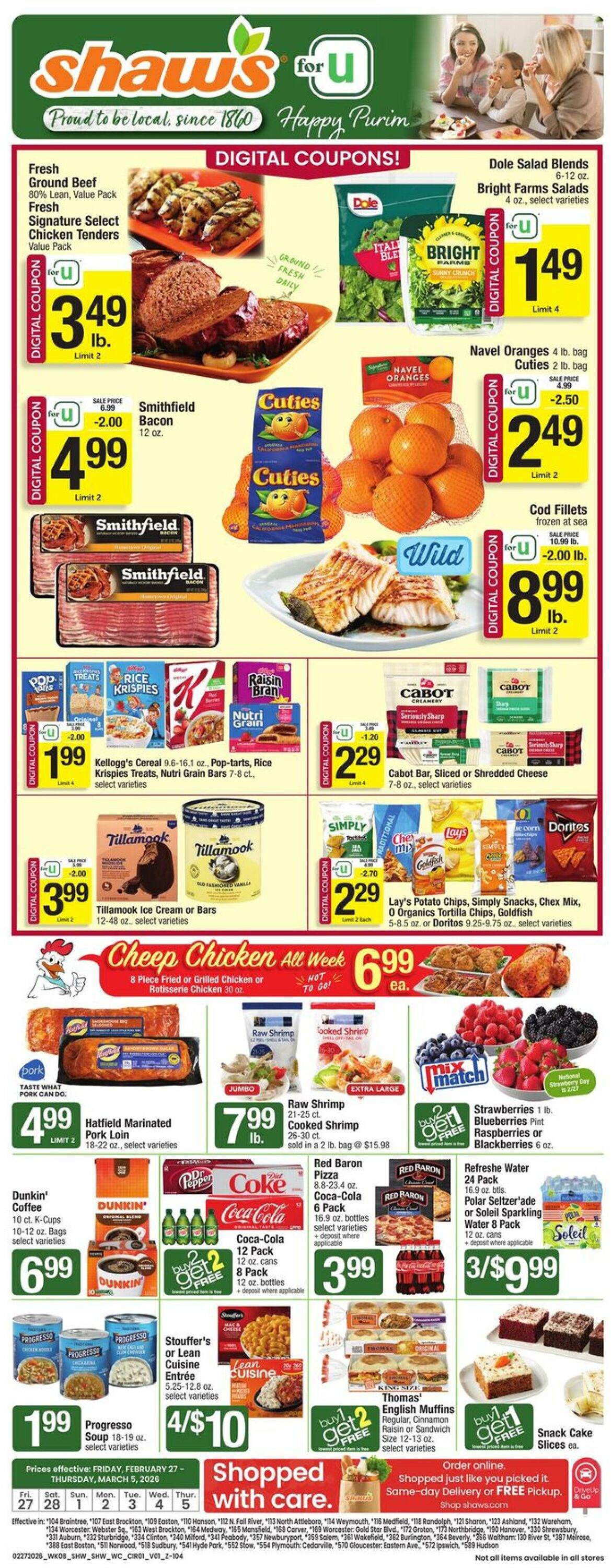 Weekly ad Shaws 02/27/2026 - 03/05/2026