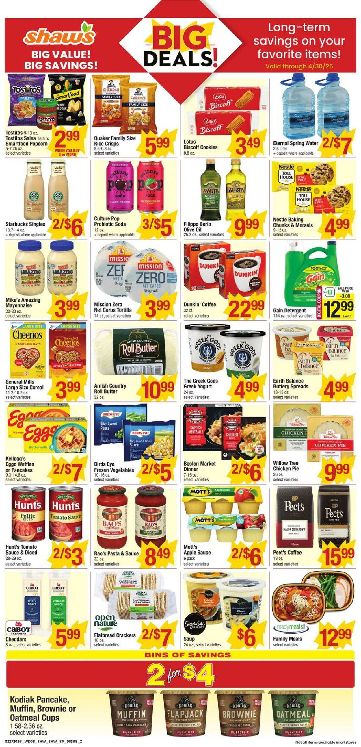 Weekly ad Shaws 02/27/2026 - 03/05/2026