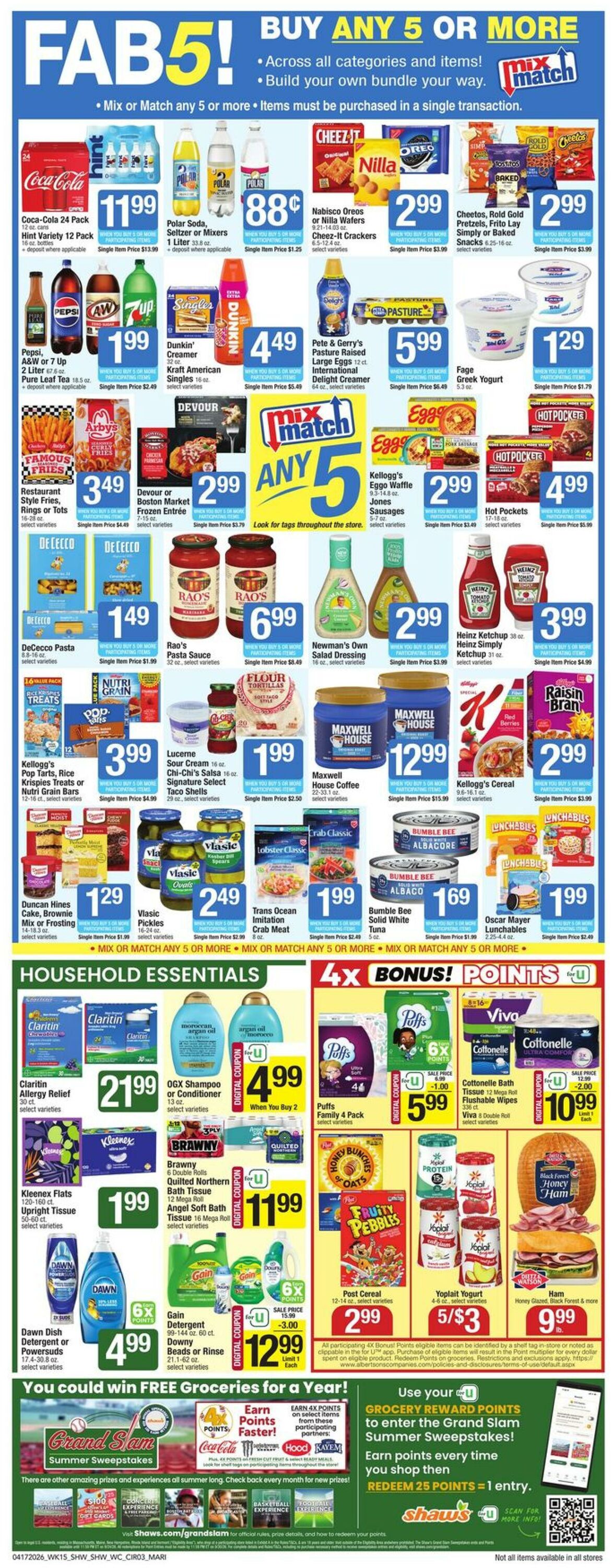 Weekly ad Shaws 04/17/2026 - 04/23/2026