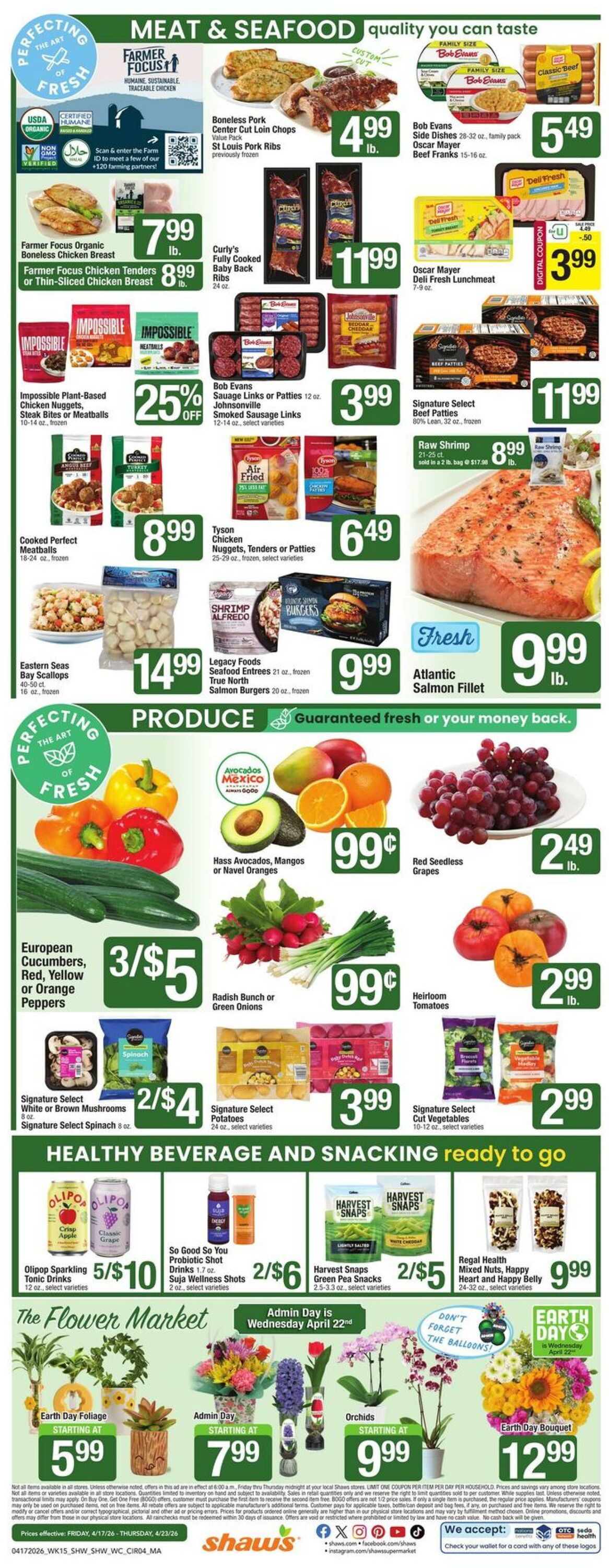 Weekly ad Shaws 04/17/2026 - 04/23/2026