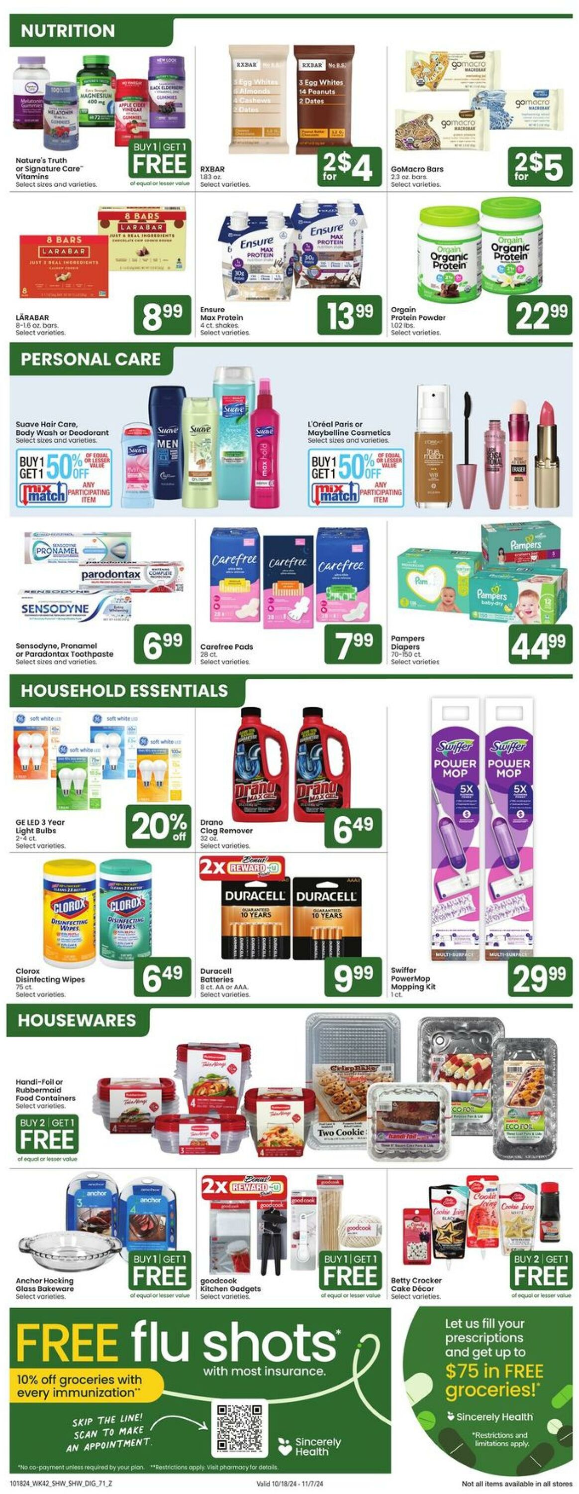 Weekly ad Shaws 10/18/2024 - 10/24/2024