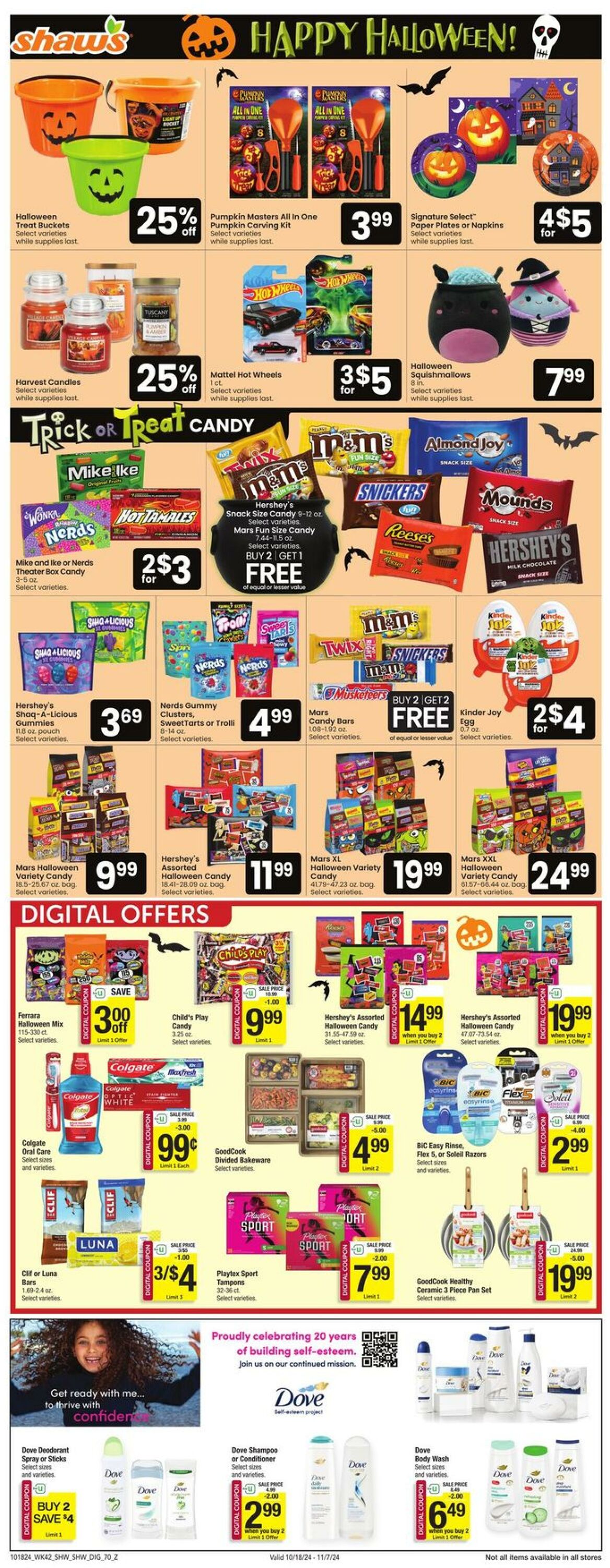 Weekly ad Shaws 10/18/2024 - 10/24/2024