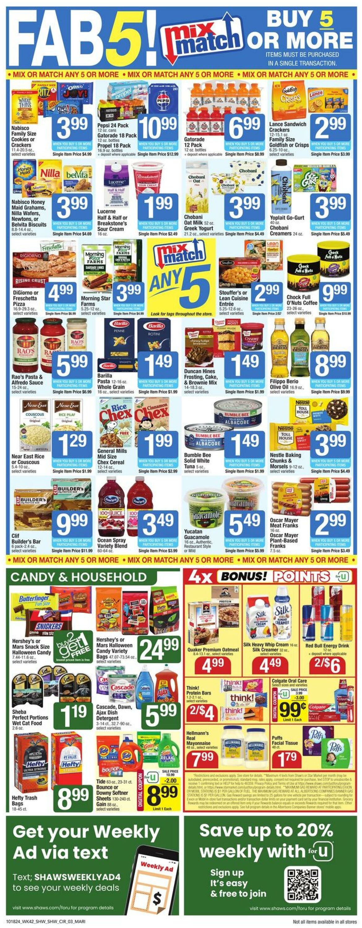 Weekly ad Shaws 10/18/2024 - 10/24/2024