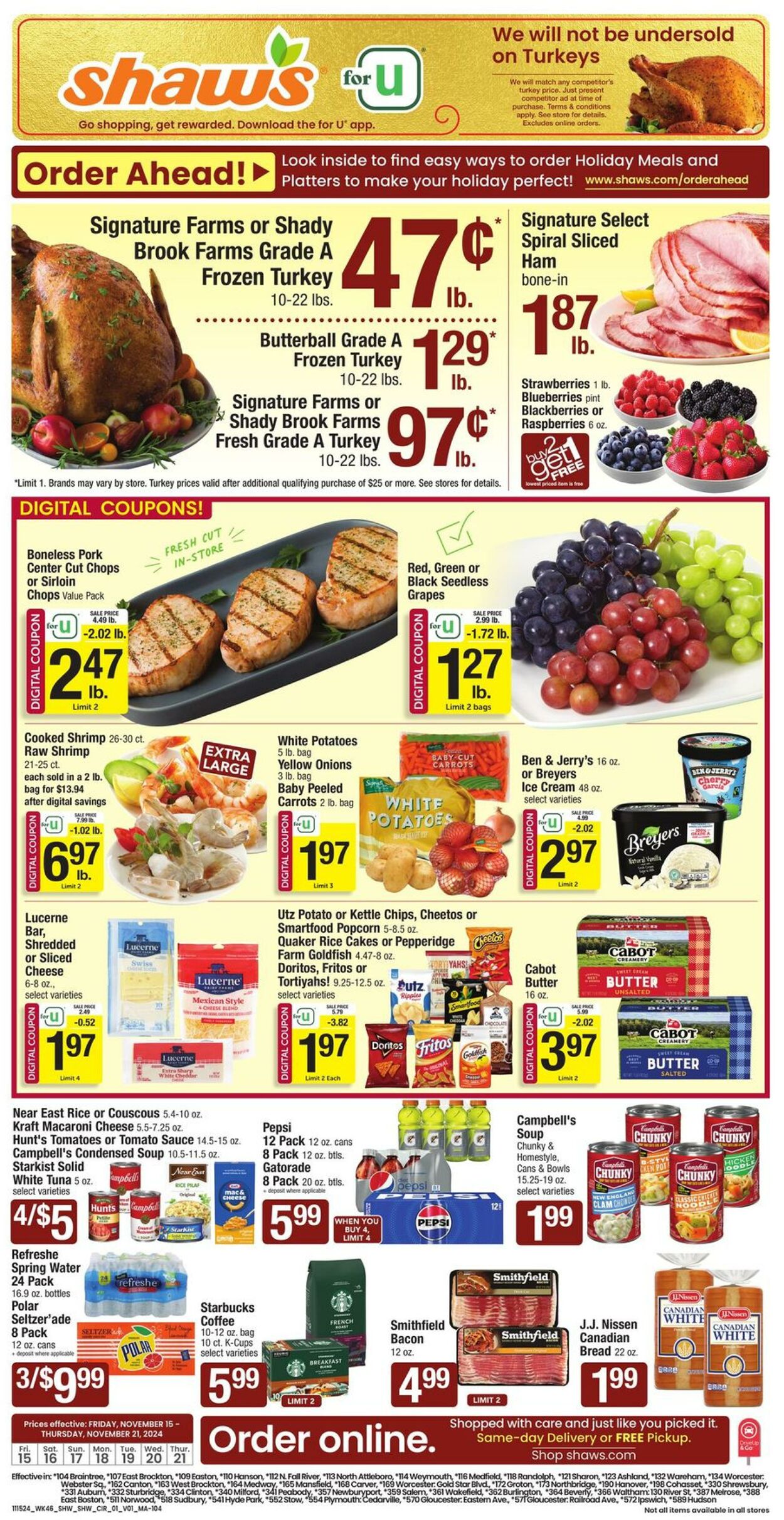 Shaws Promotional weekly ads