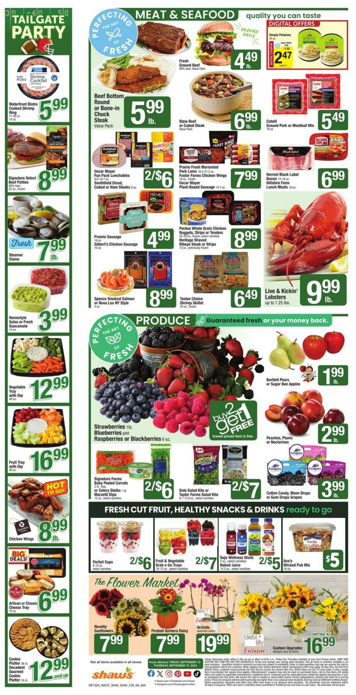 Weekly ad Shaws 09/13/2024 - 09/19/2024