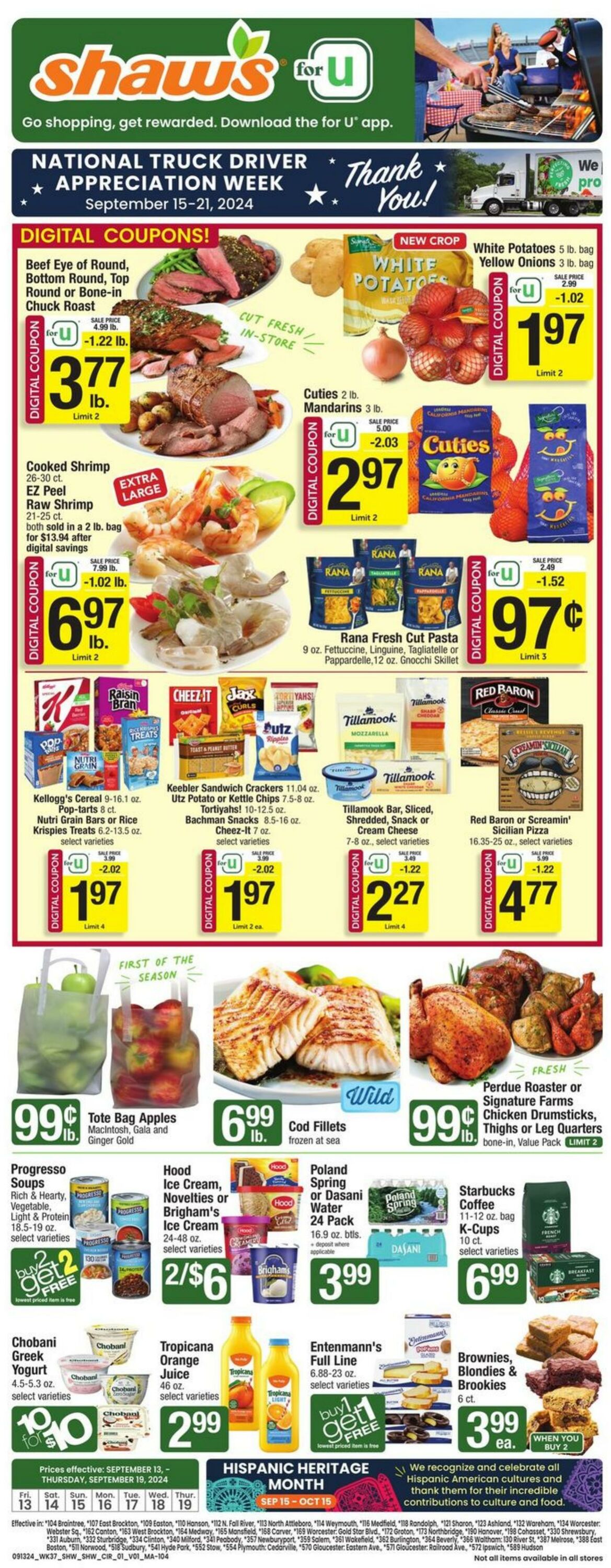 Shaws Promotional weekly ads