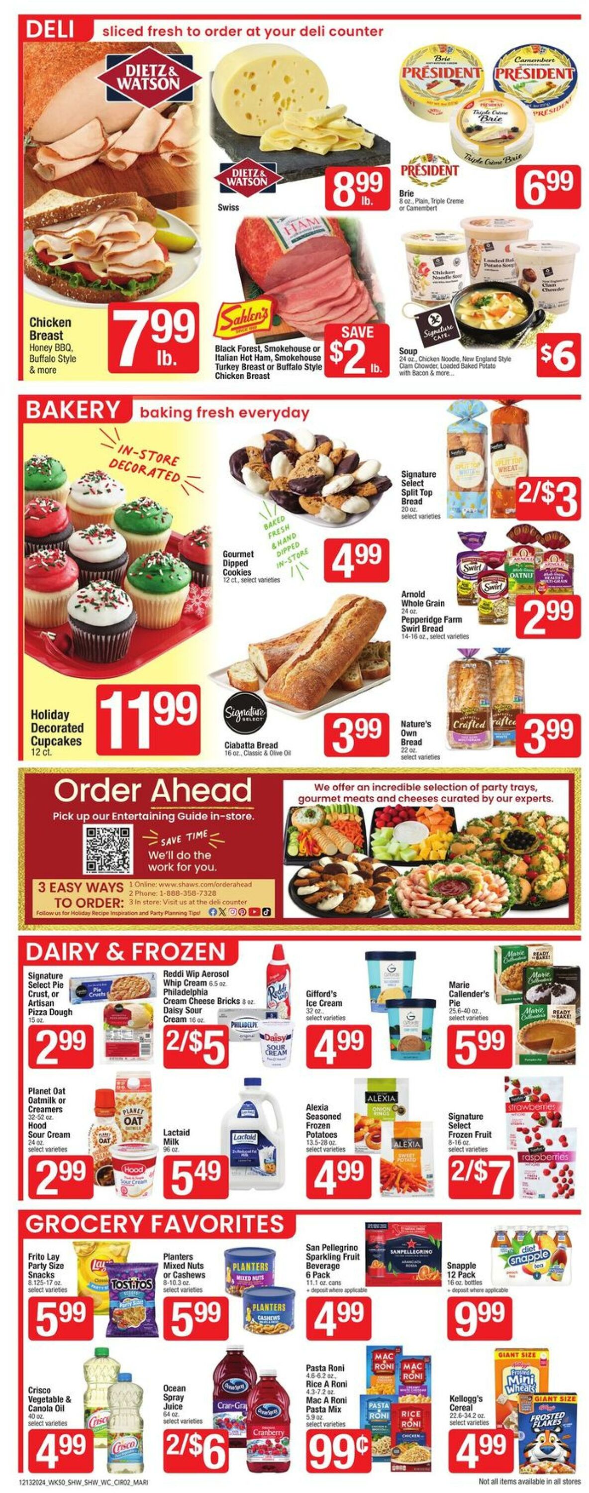 Weekly ad Shaws 12/13/2024 - 12/19/2024