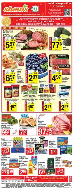 Weekly ad Shaws 12/13/2024 - 12/19/2024