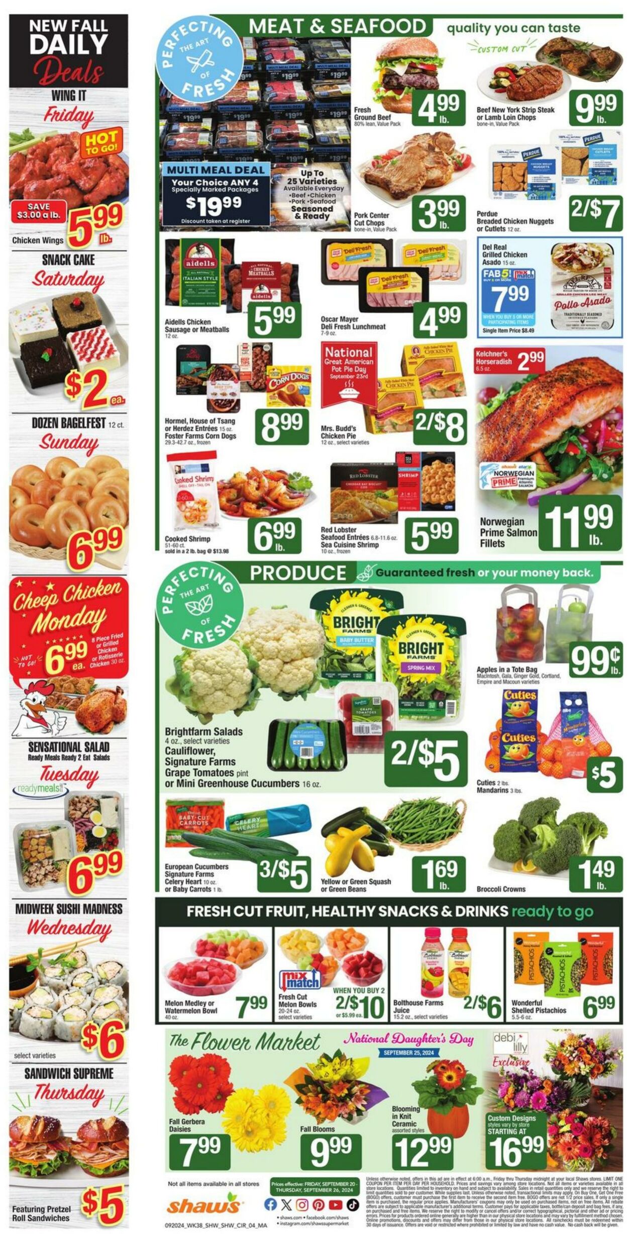 Weekly ad Shaws 09/20/2024 - 09/26/2024