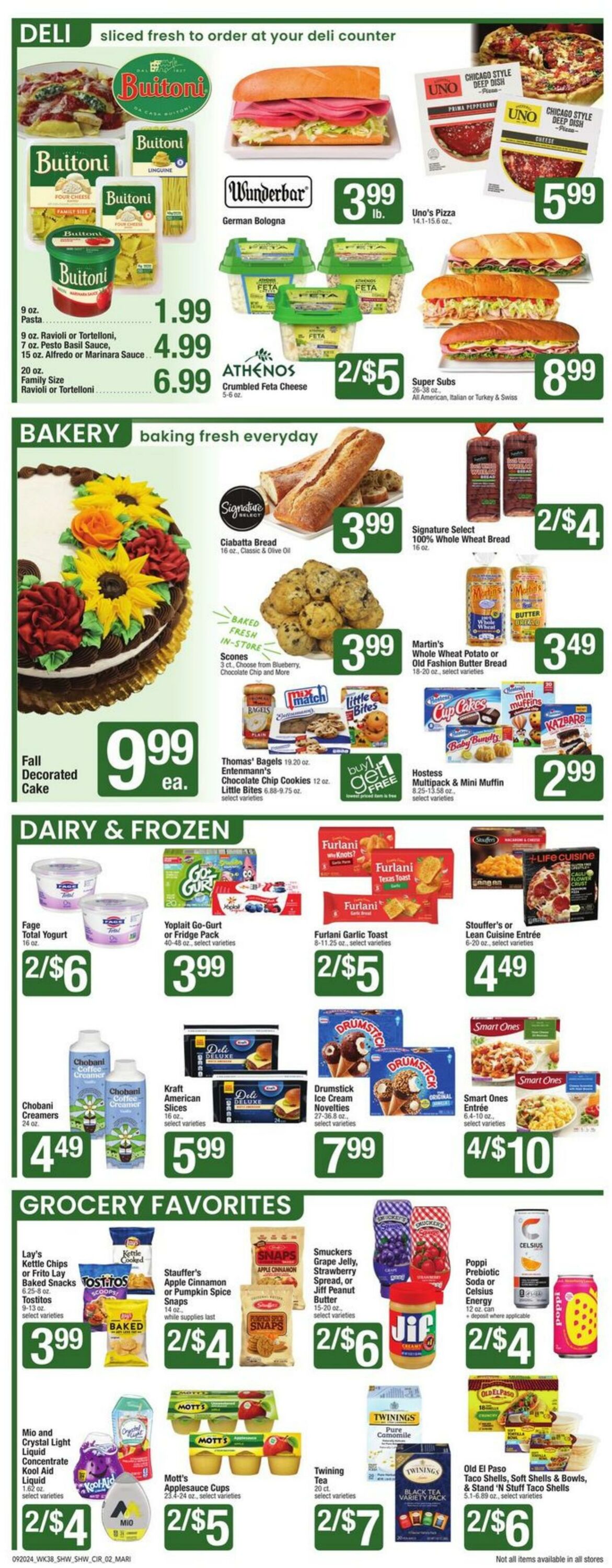 Weekly ad Shaws 09/20/2024 - 09/26/2024