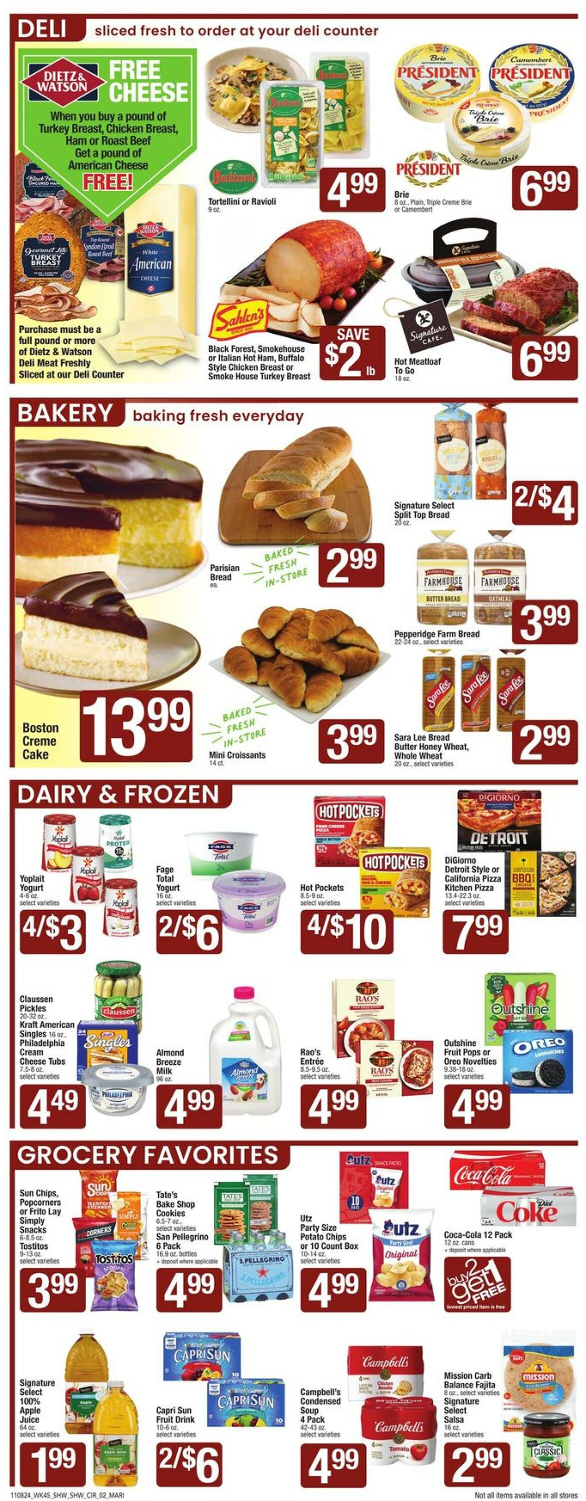 Weekly ad Shaws 11/08/2024 - 11/14/2024