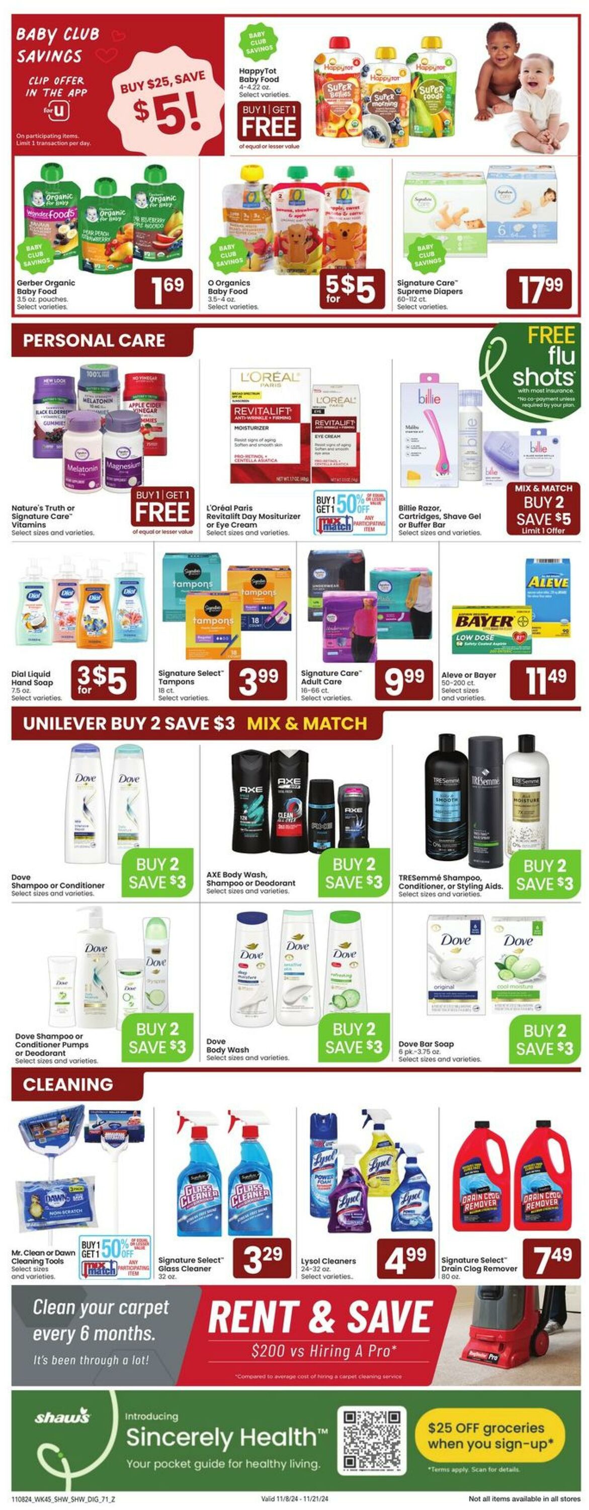 Weekly ad Shaws 11/08/2024 - 11/14/2024